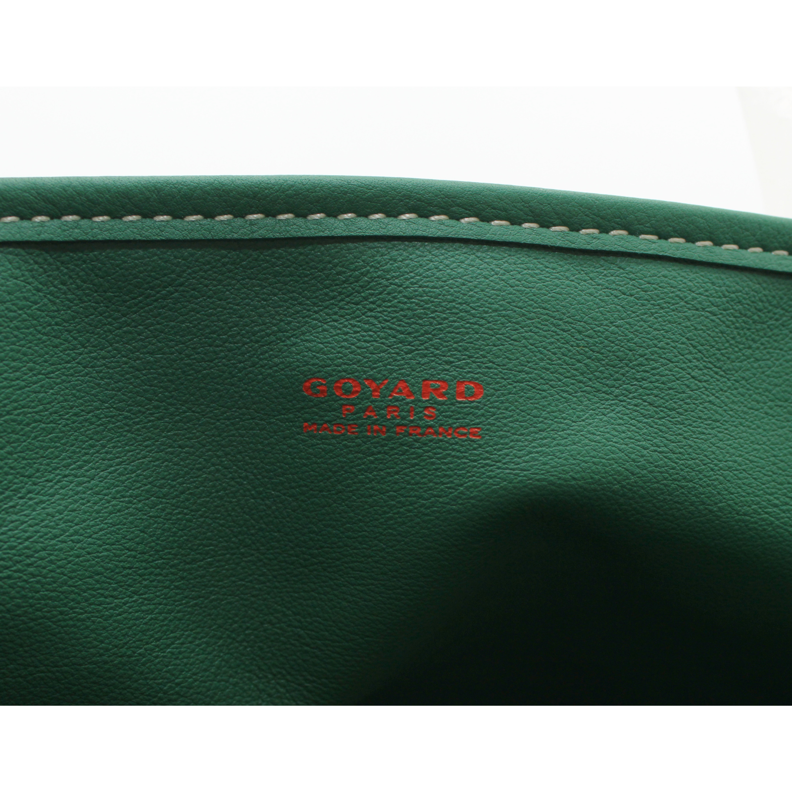 Anjou Mini Coated Canvas Green Tote Bag