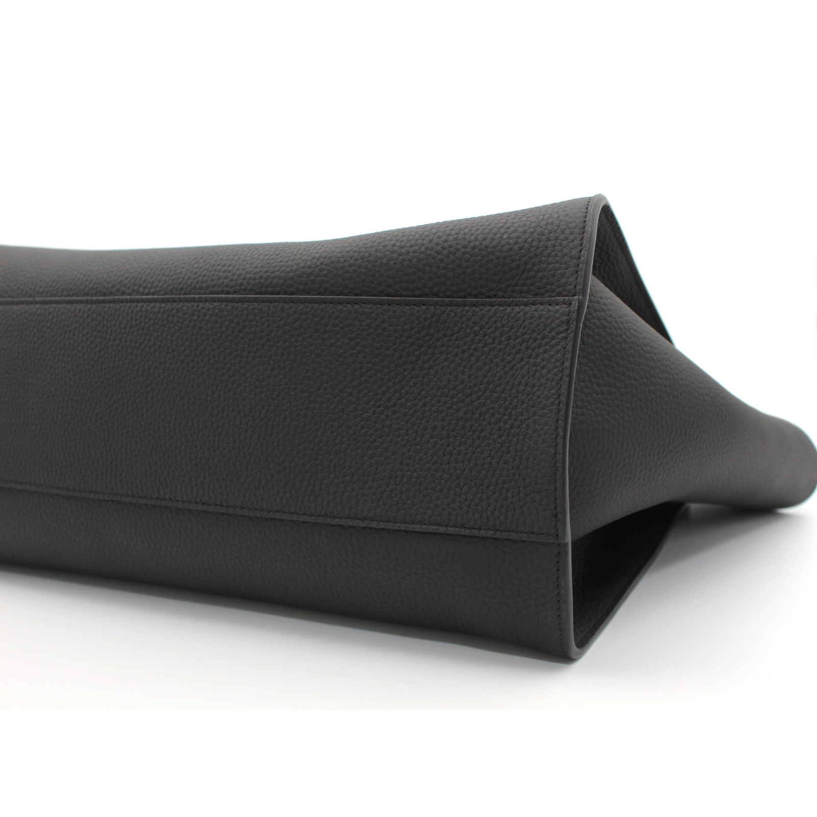 Marlo 17 Calf Black Tote Bag
