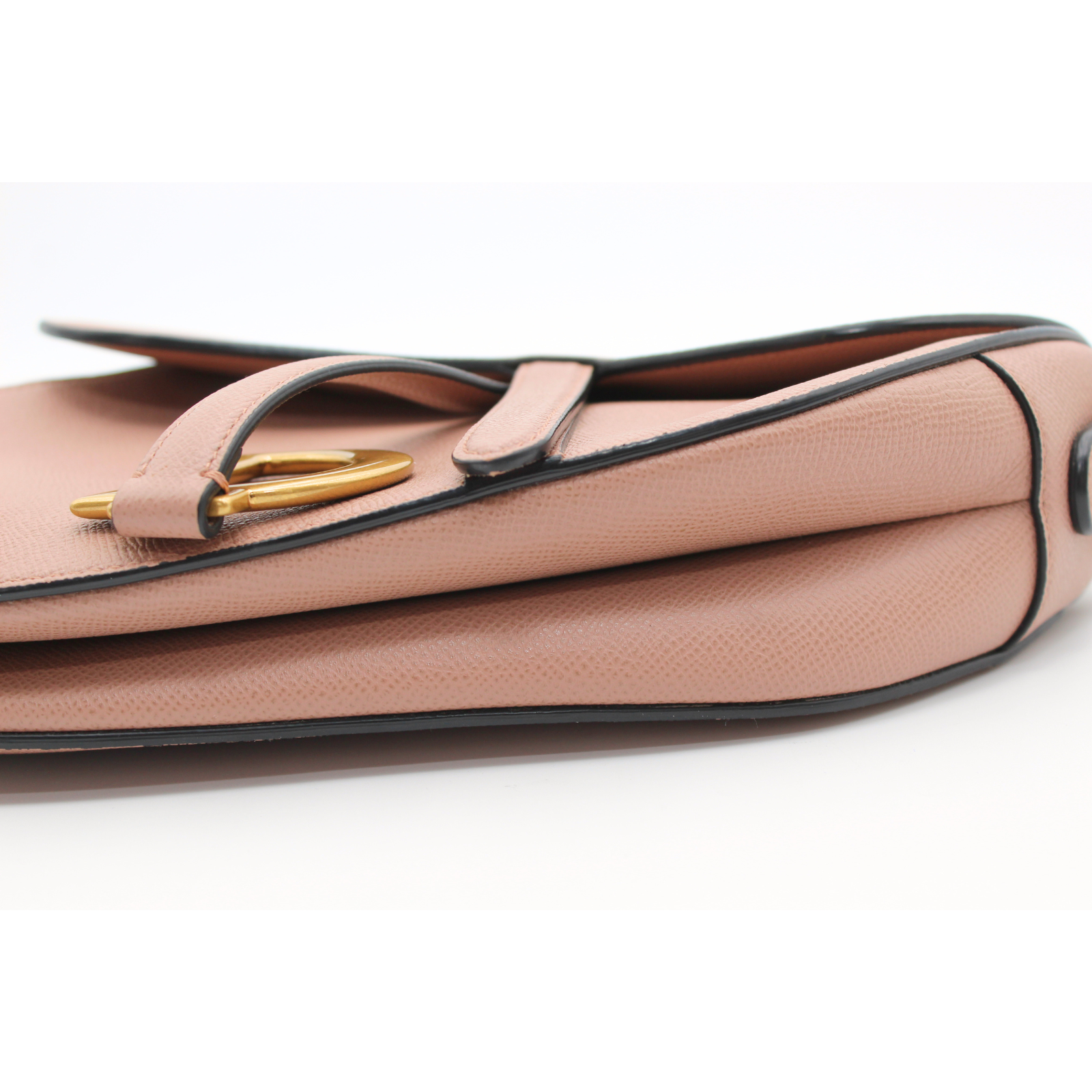 Saddle Calf Pink Shoulder Bag