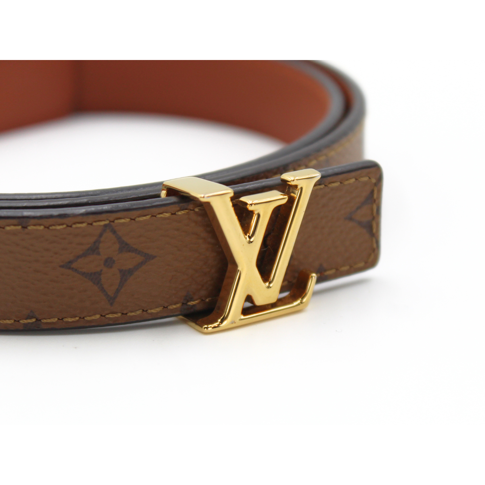 LV Iconic 34/85 Monogram Reverse Coated Canvas Belt