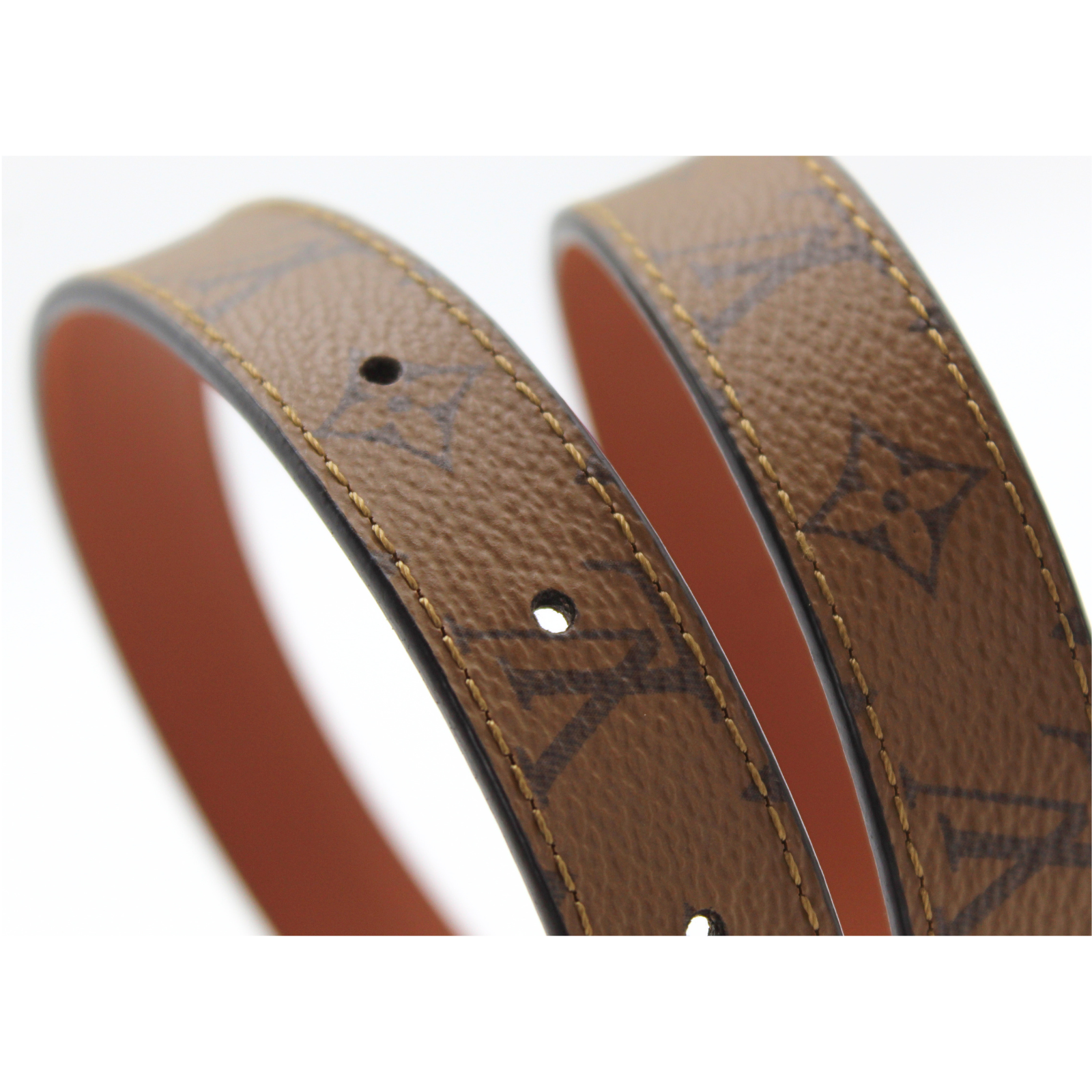 LV Iconic 34/85 Monogram Reverse Coated Canvas Belt