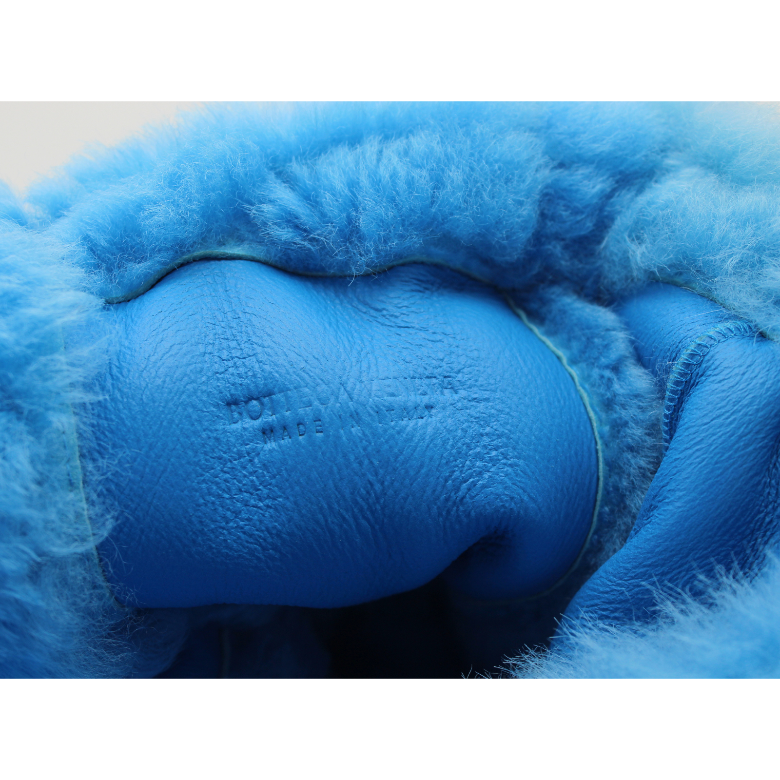 The Chain Tote Intrecciato Fur Shearling Tote Bag
