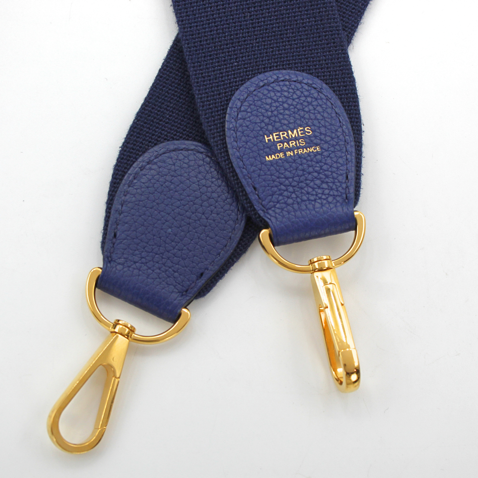 Evelyne 3 PM Taurillon Maurice Blue Encre Crossbody Bag