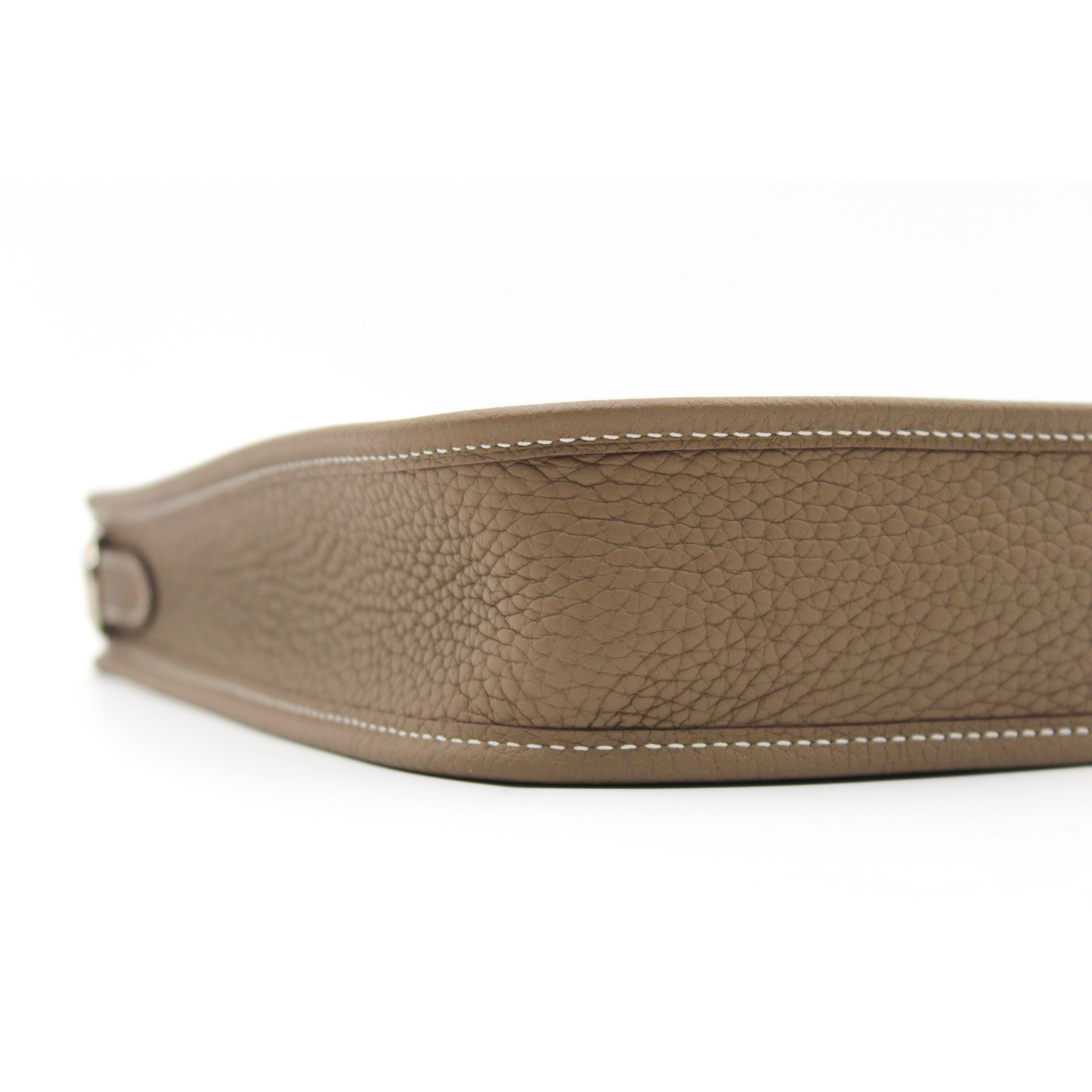 Evelyne Amazone 16 Taurillon Clemence Etoupe Crossbody Bag