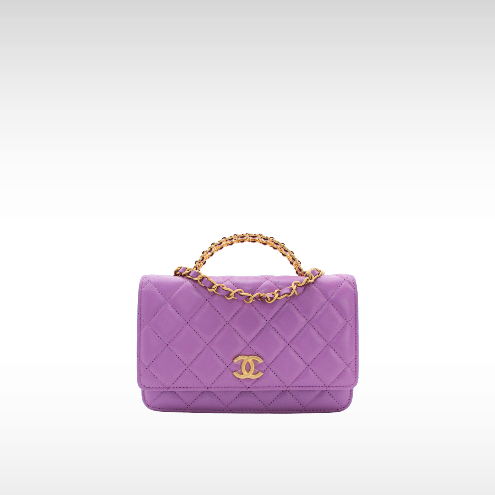Pick Me Up Lamb Purple Wallet on Chain