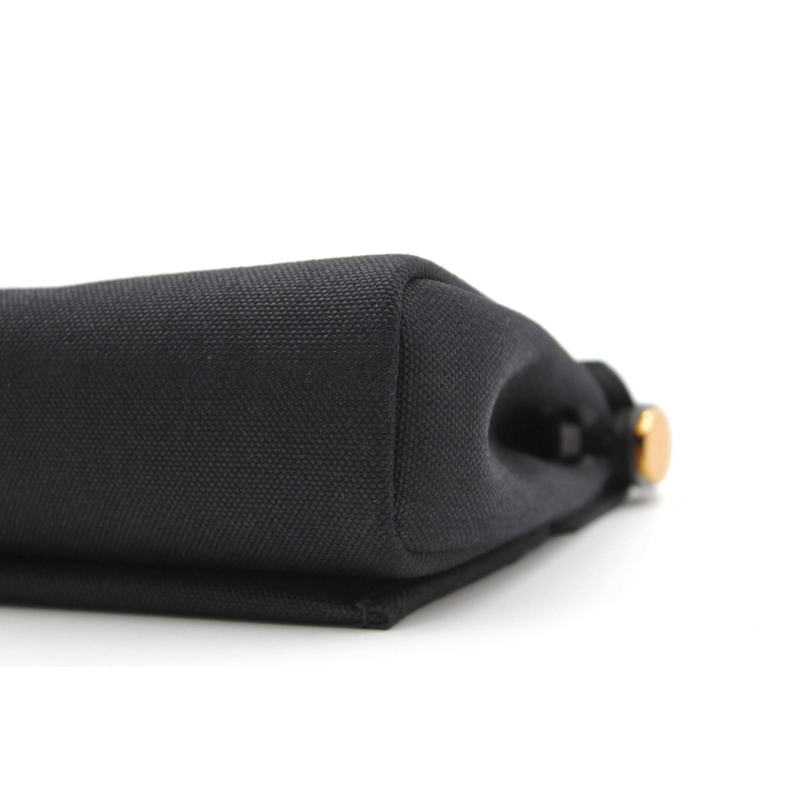 Herbag Zip 20 Toile Militaire Black Crossbody Bag