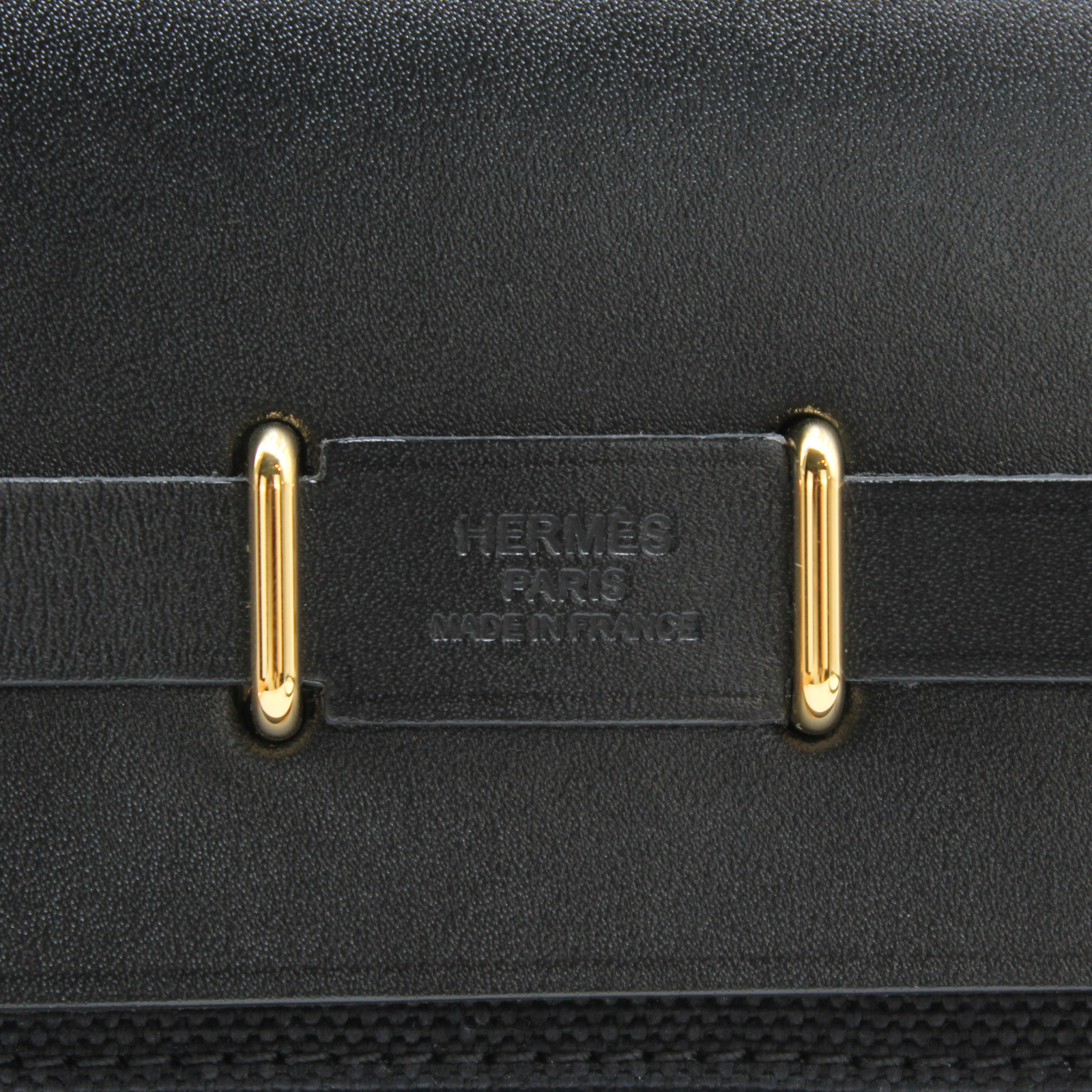 Herbag Zip 20 Toile Militaire Black Crossbody Bag