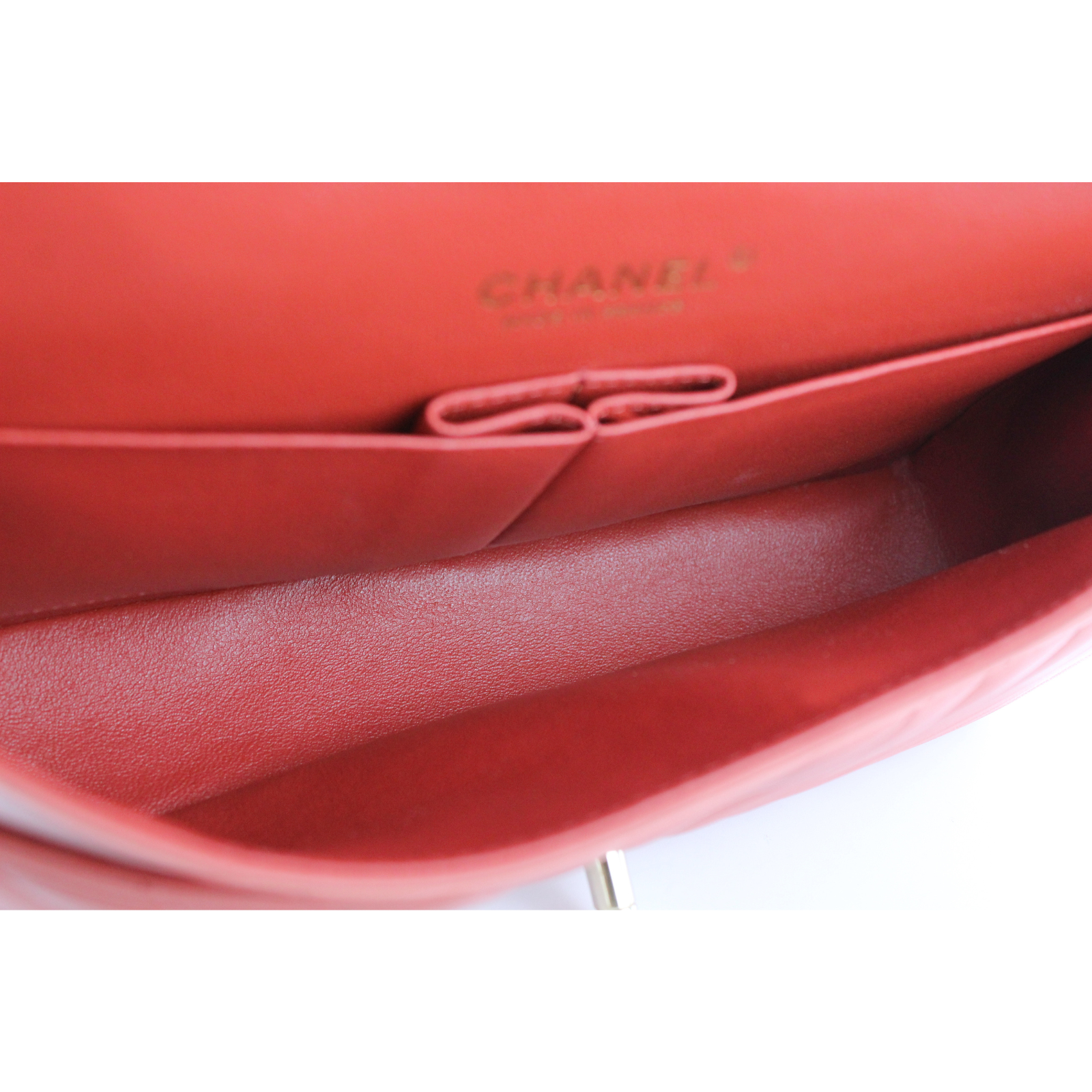 Classic Chevron Lamb Pink Shoulder Bag