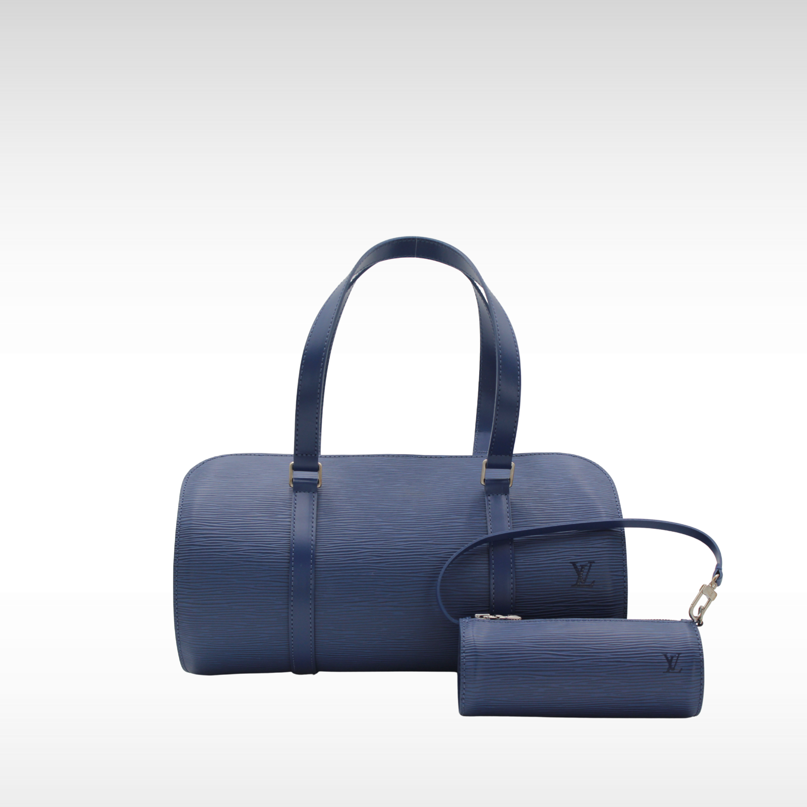 Soufflot Epi Calf Myrtille Shoulder Bag