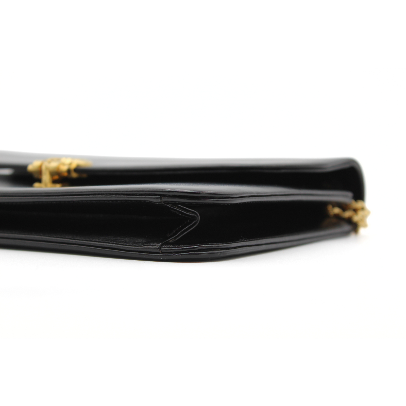 Calf Black Shoulder Bag