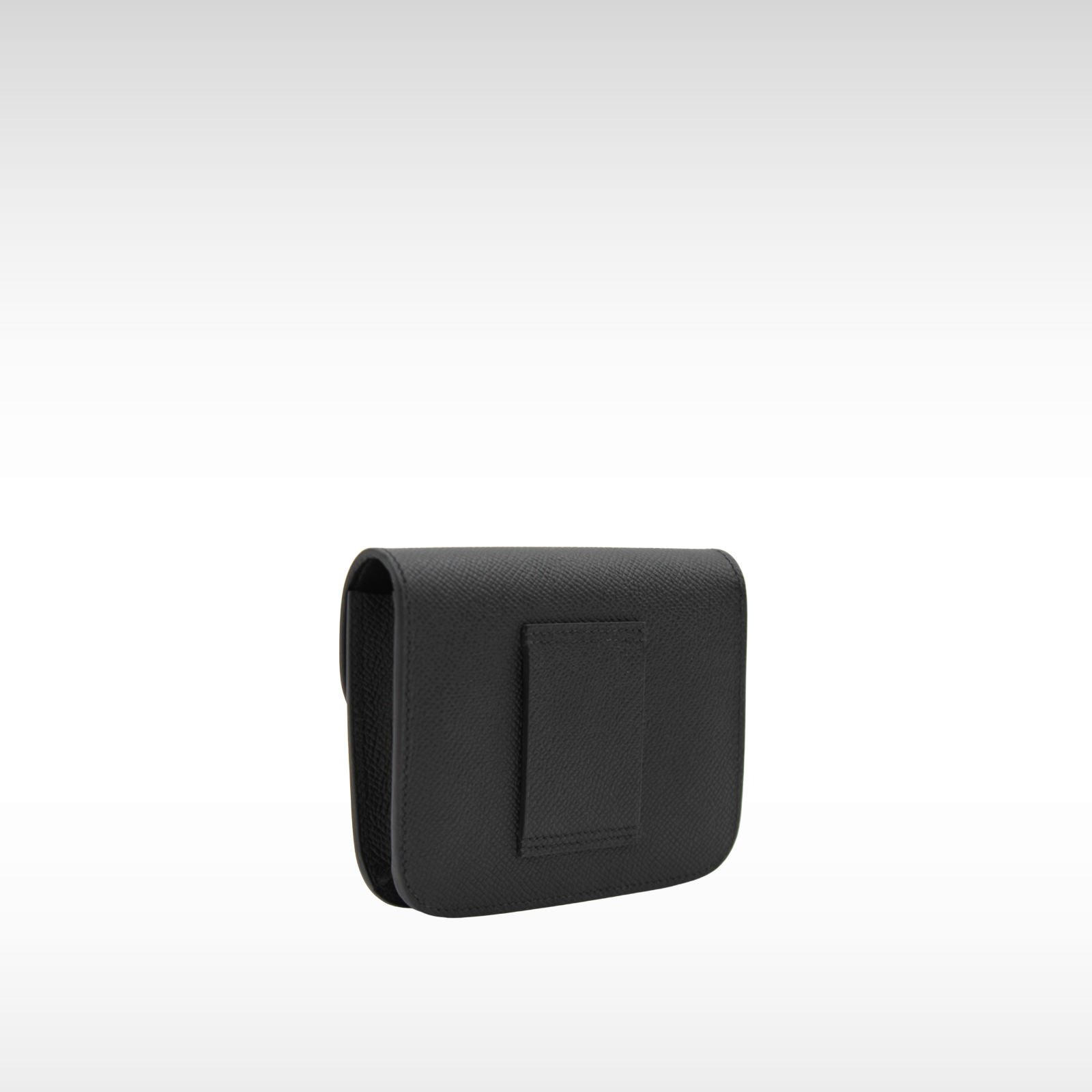 Constance Slim Epsom Black Wallet