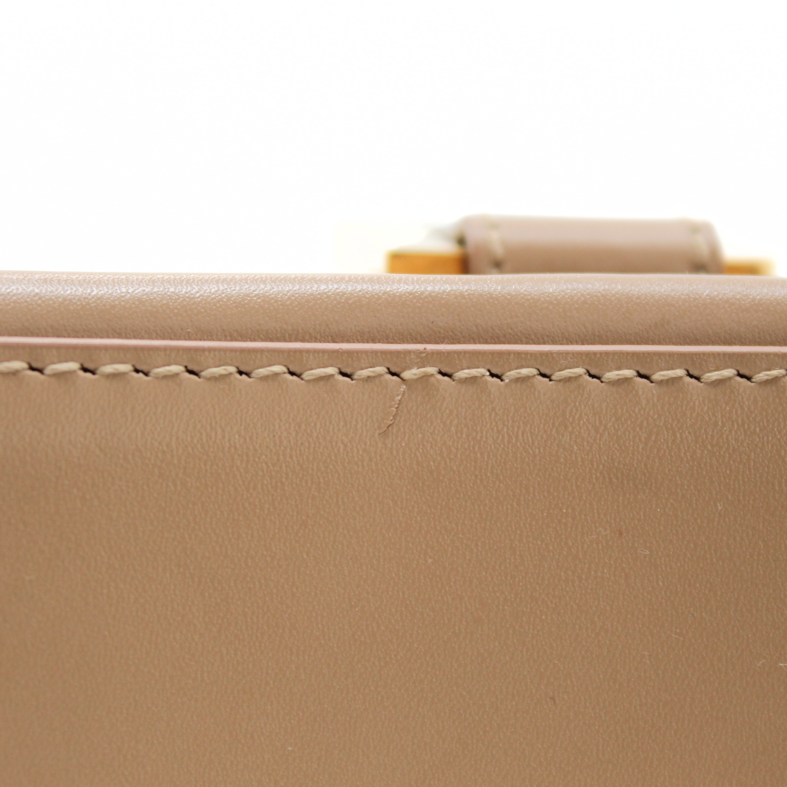 Hourglass Small Calf Beige Handbag