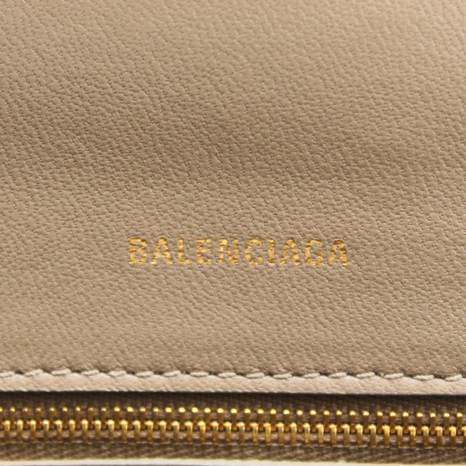 Hourglass Small Calf Beige Handbag