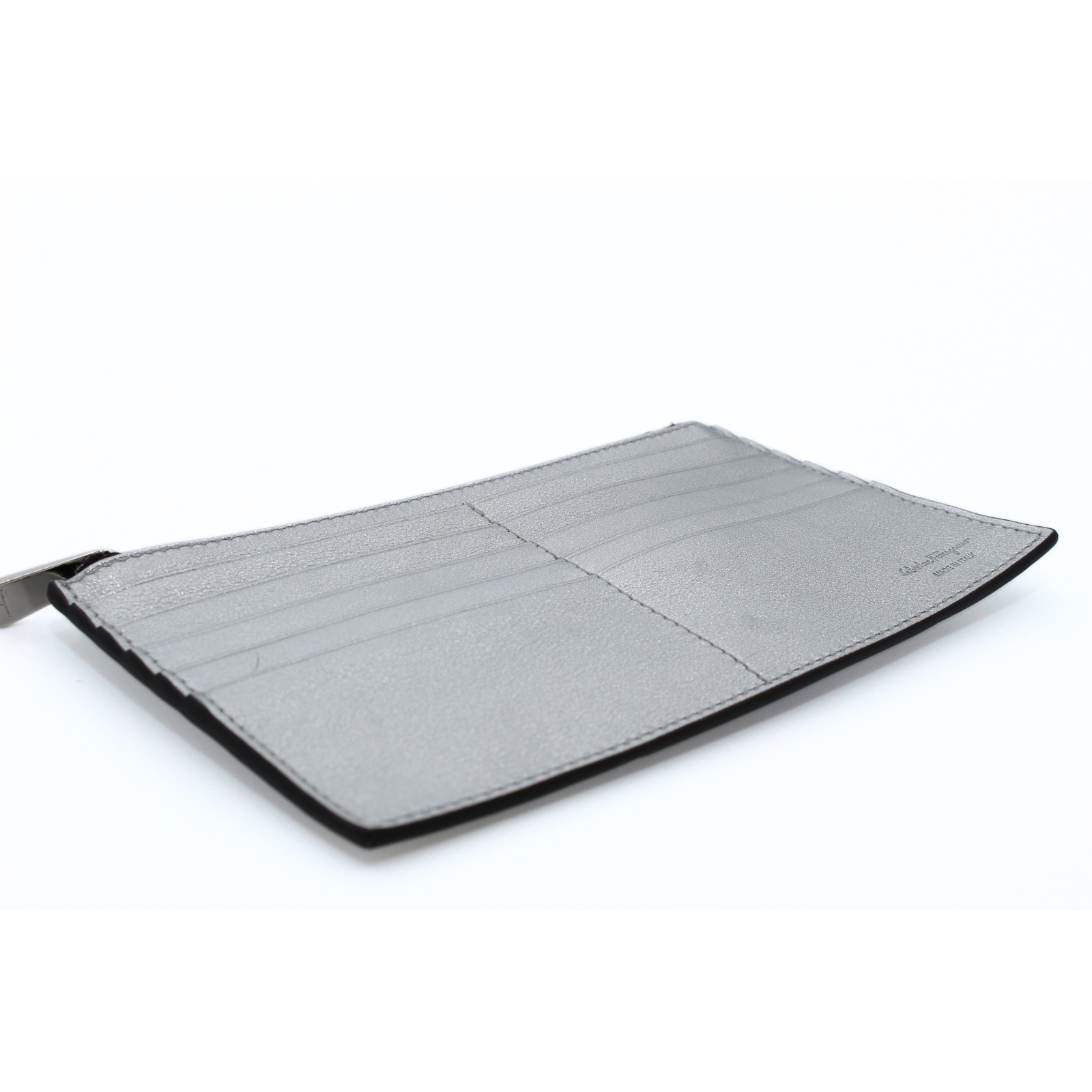 Calf Silver Shoulder Bag