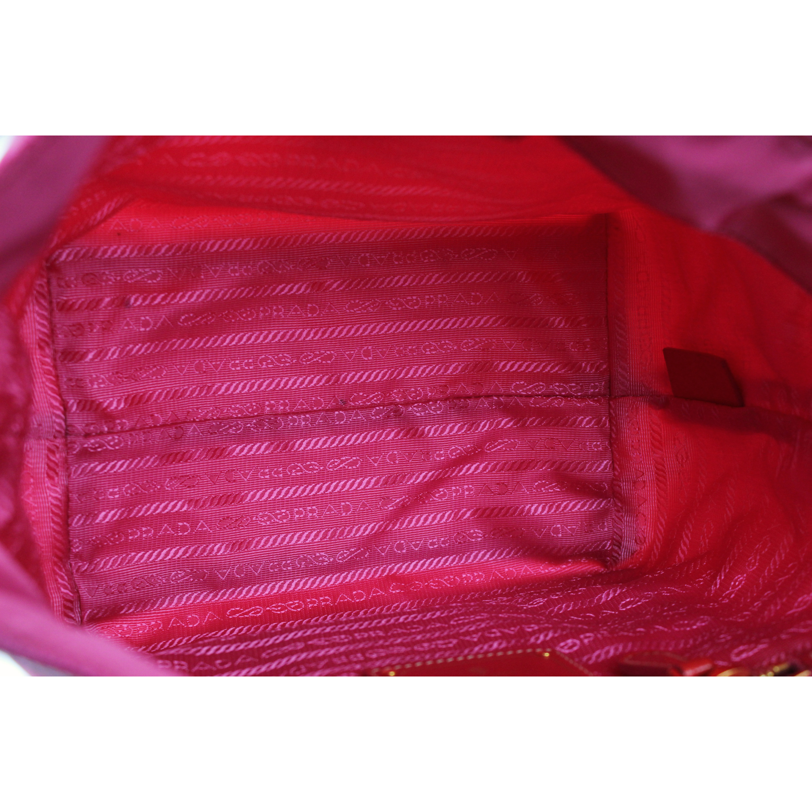Nylon Pink Tote Bag