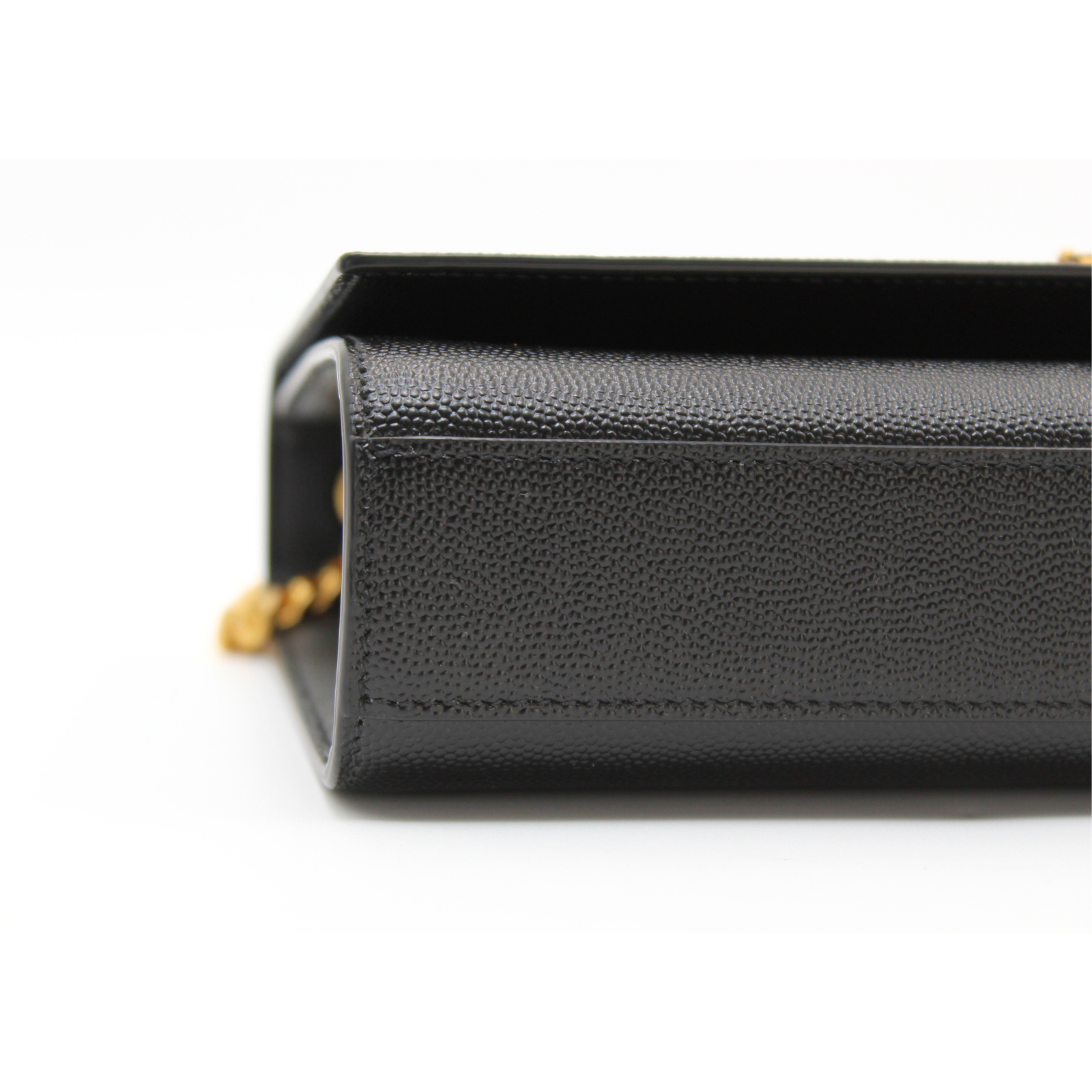 Kate Medium Calf Black Shoulder Bag