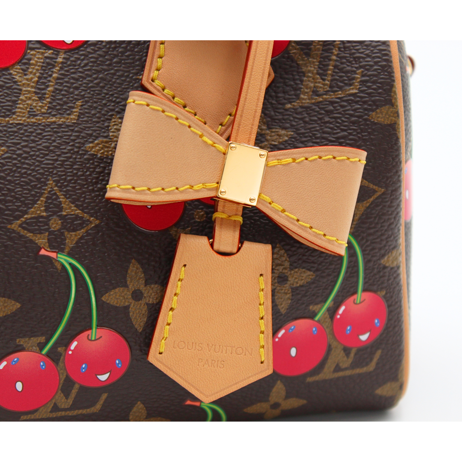 Speedy Bandouliere 20 Louis Vuitton x Takashi Murakami Monogram Cherry Handag