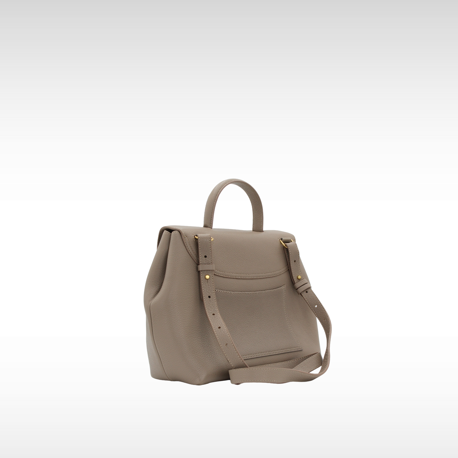 Numero Un Calf Gray Handbag