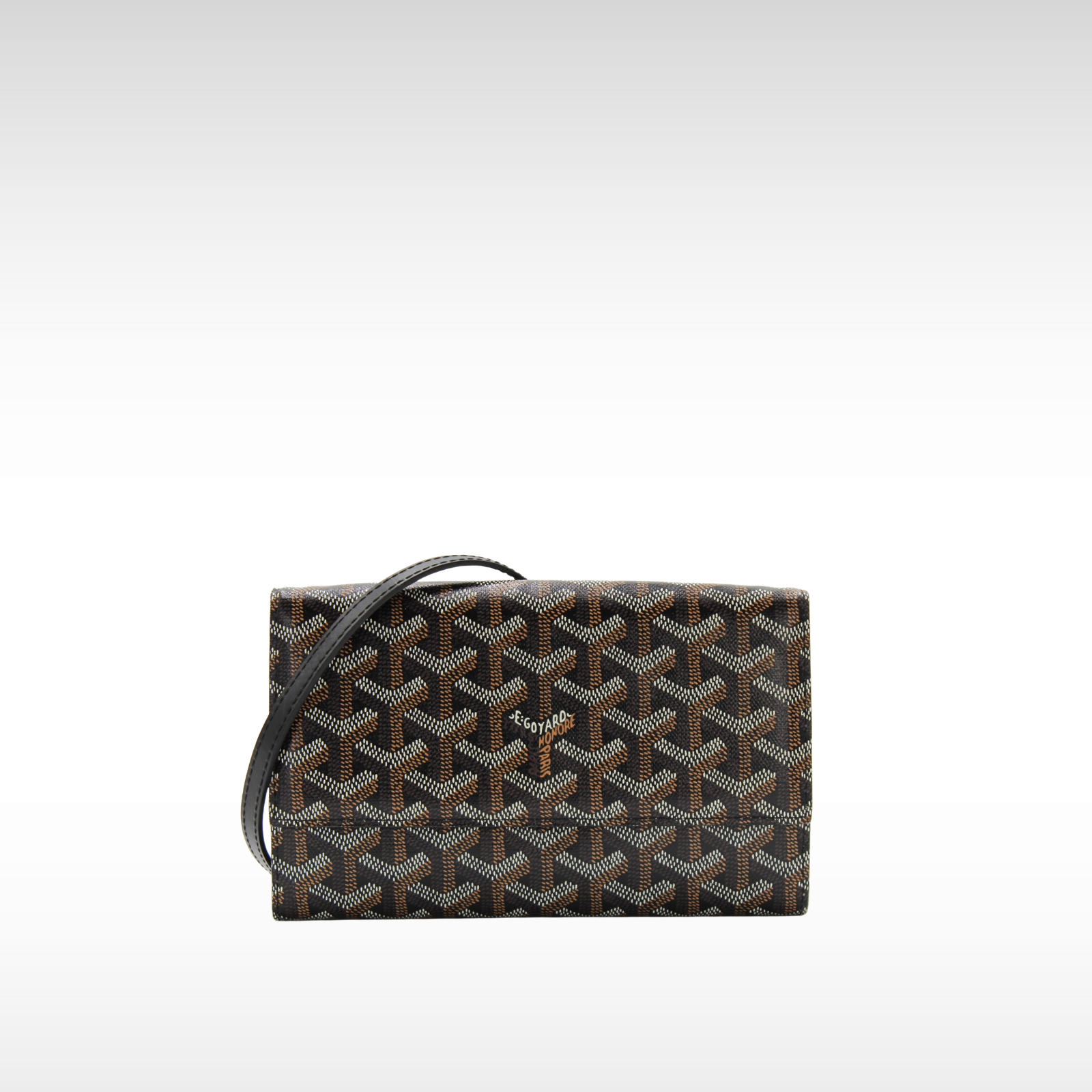 Varenne Continental Coated Canvas Wallet on Chain