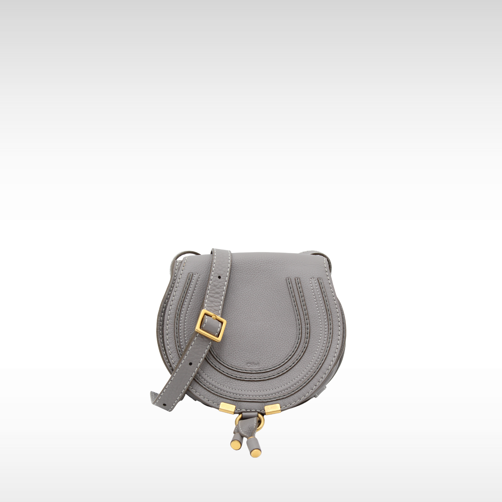 Marcie Calf Gray Mini Shoulder Bag
