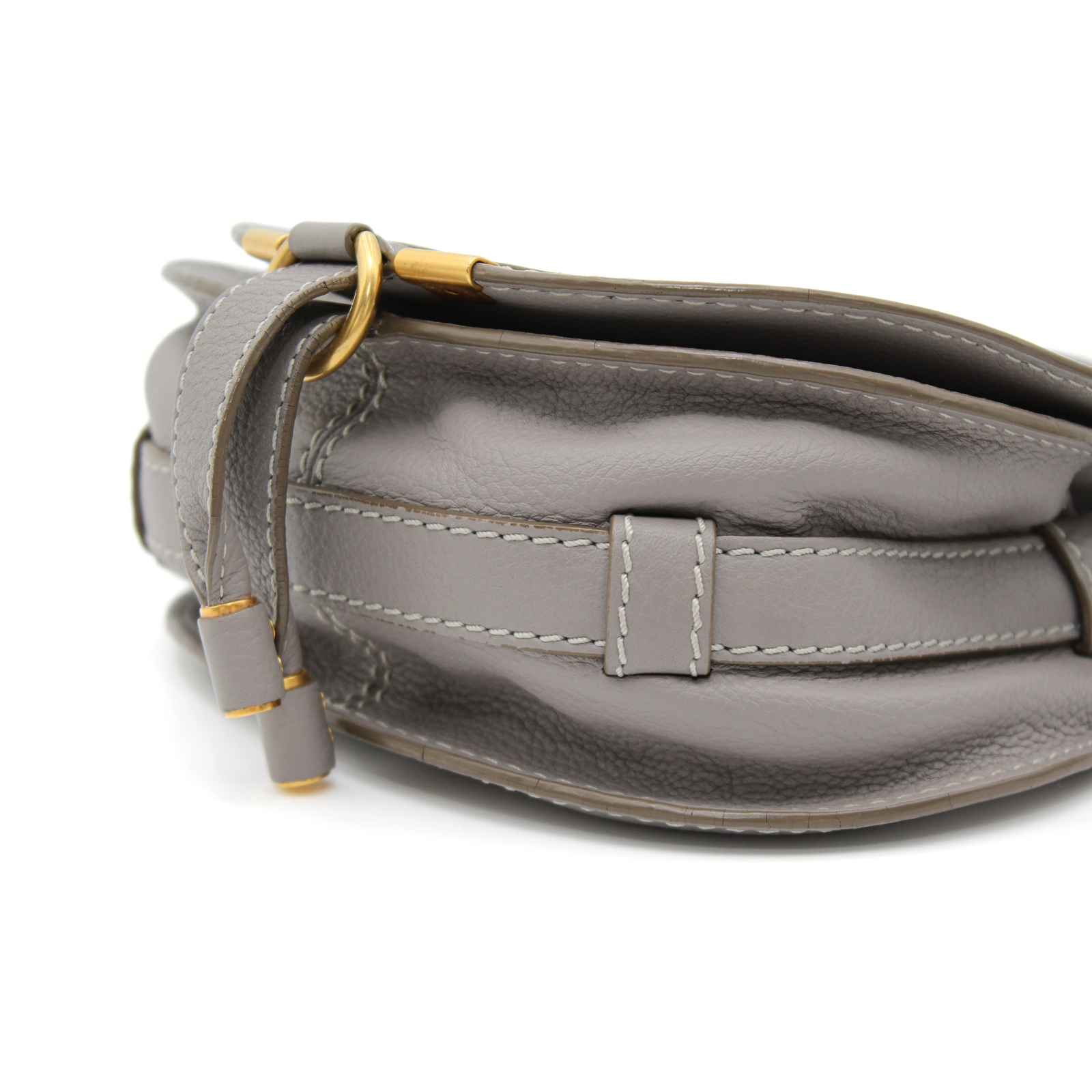Marcie Calf Gray Mini Shoulder Bag