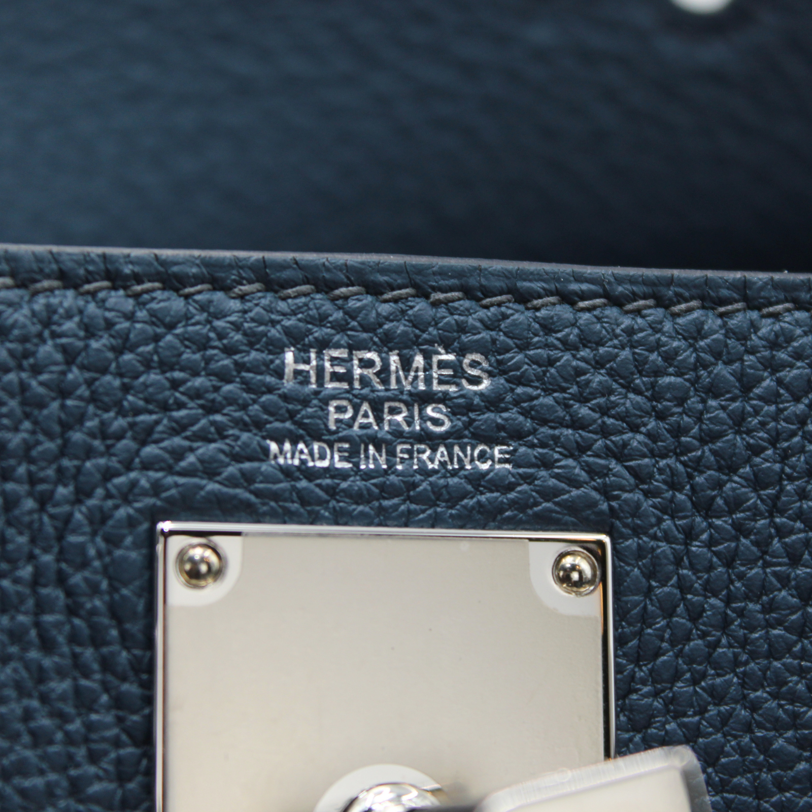 Hac a Dos PM Togo Blue De Prusse Crossbody Bag