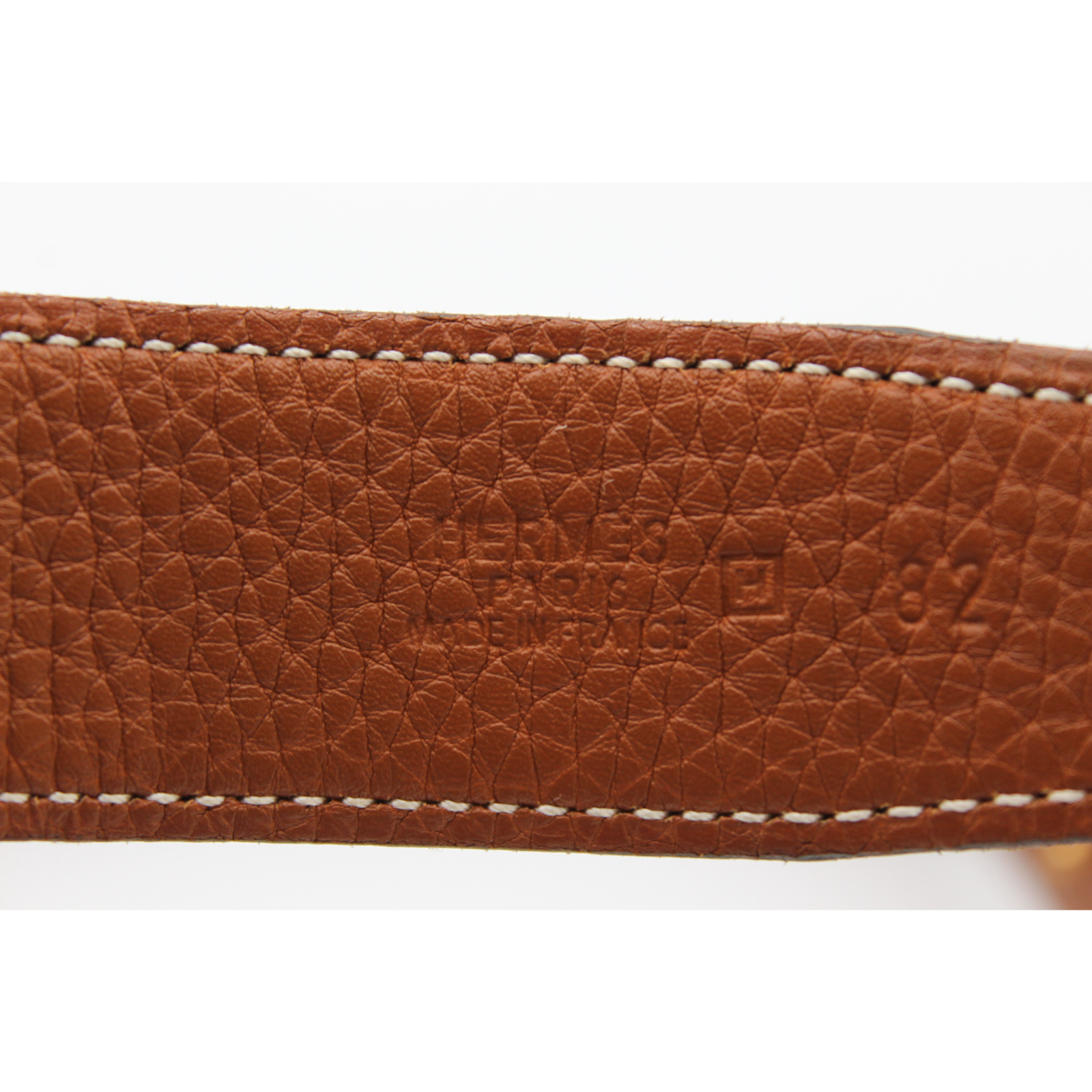 H 82 Boxcalf Black & Gold Belt