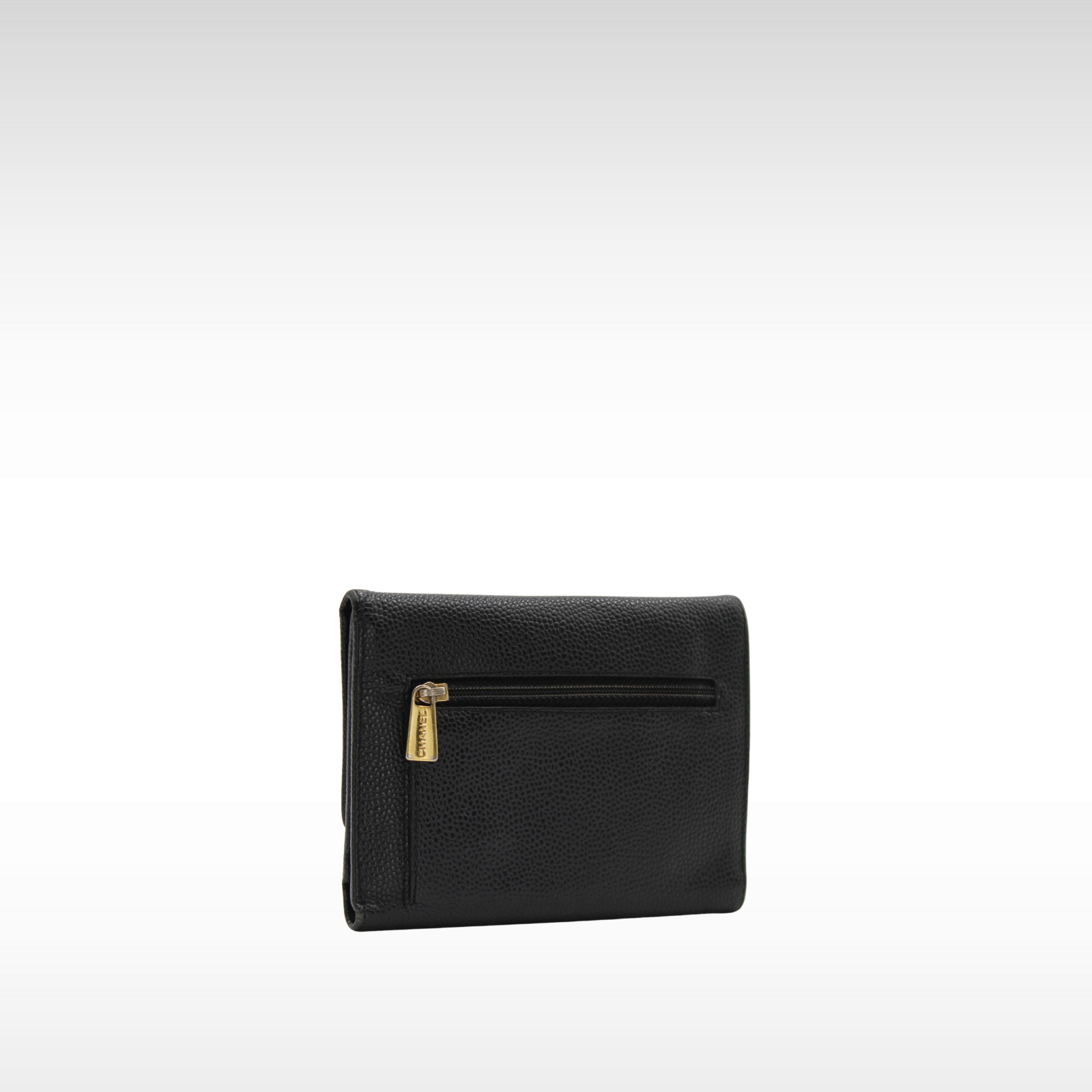 Timeless Caviar Black Wallet