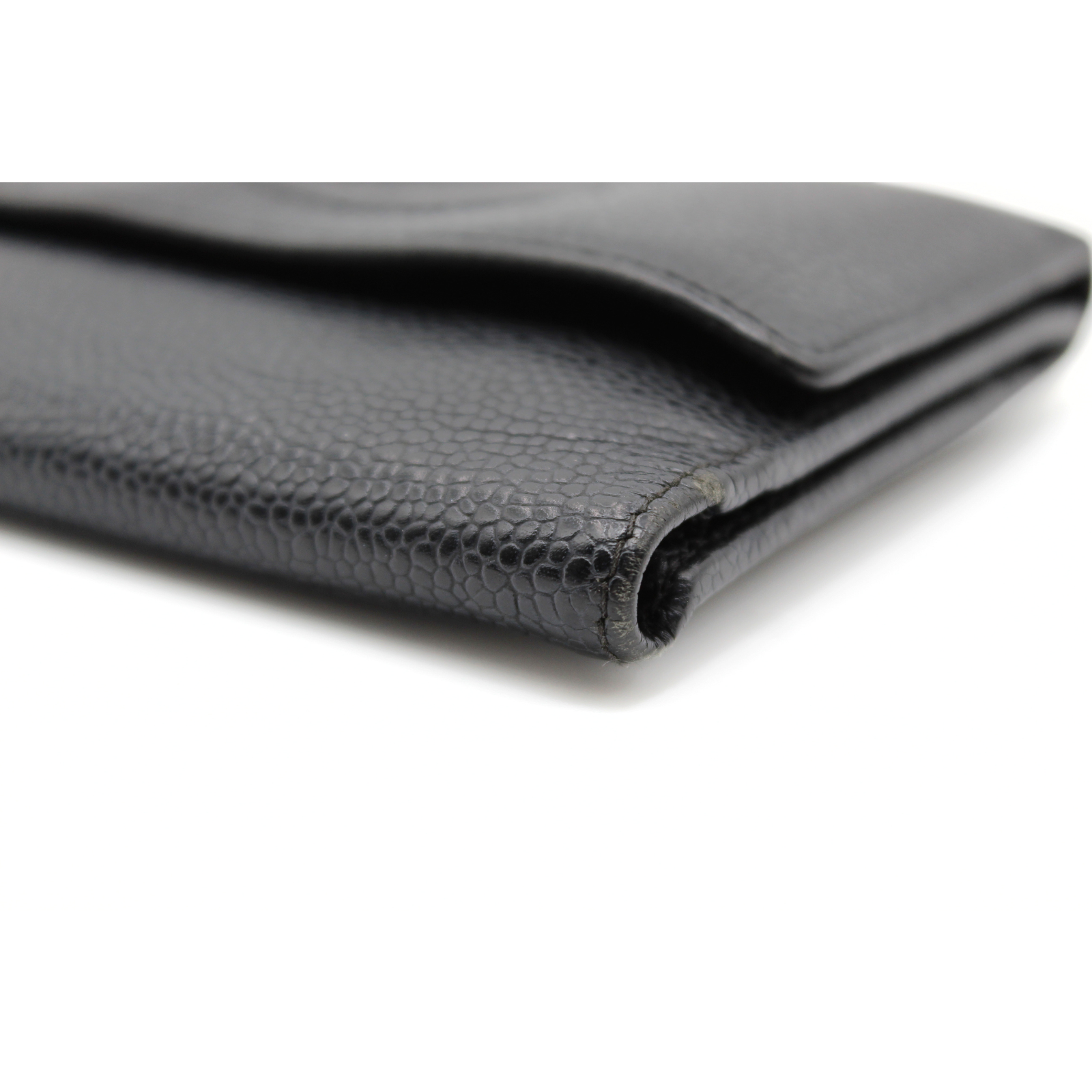 Timeless Caviar Black Wallet
