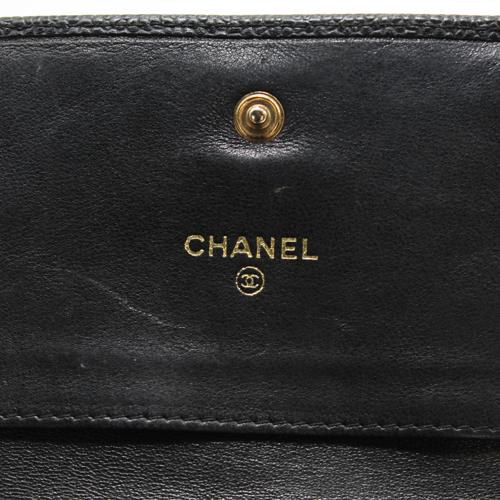 Timeless Caviar Black Wallet
