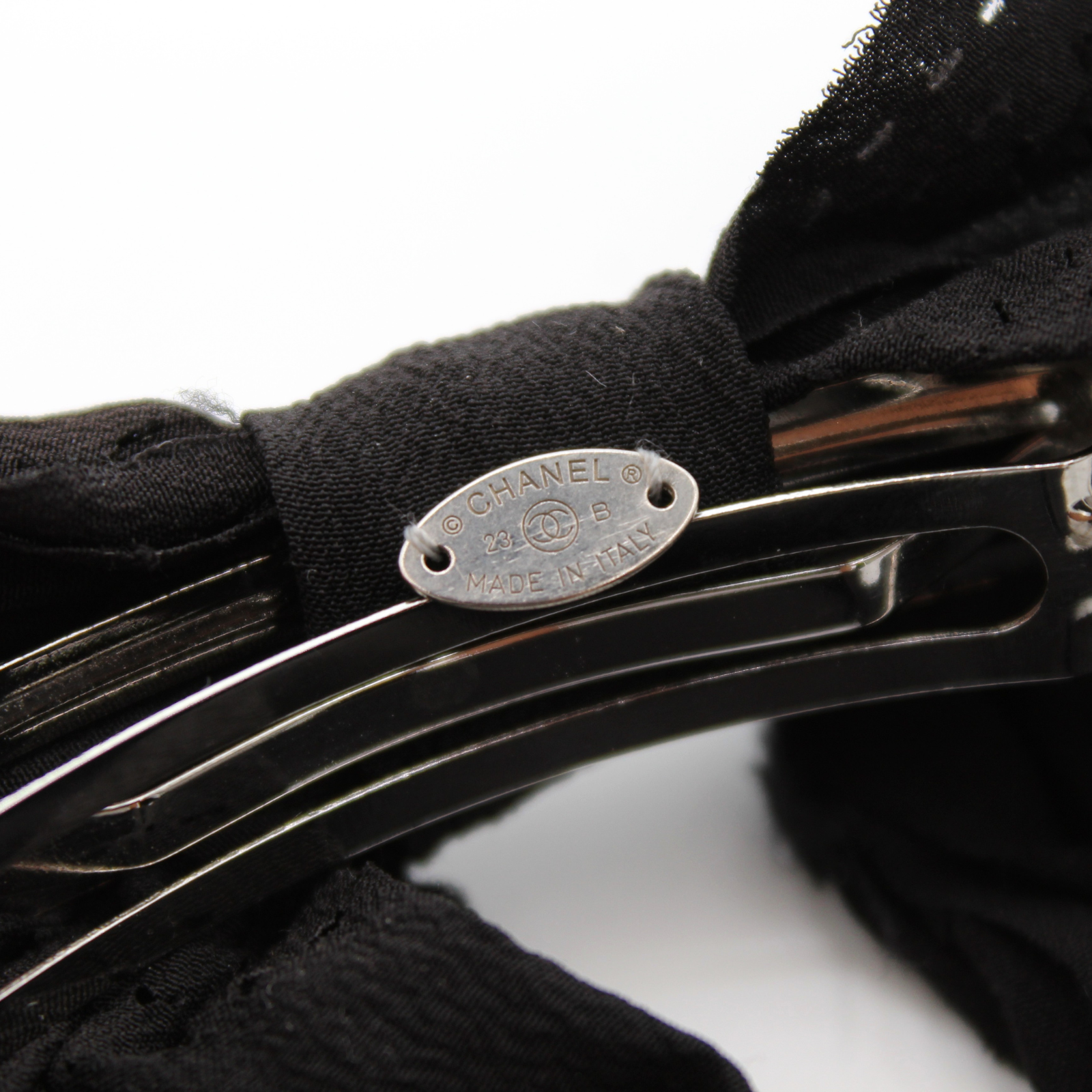 Fabric Black Hair Accessory