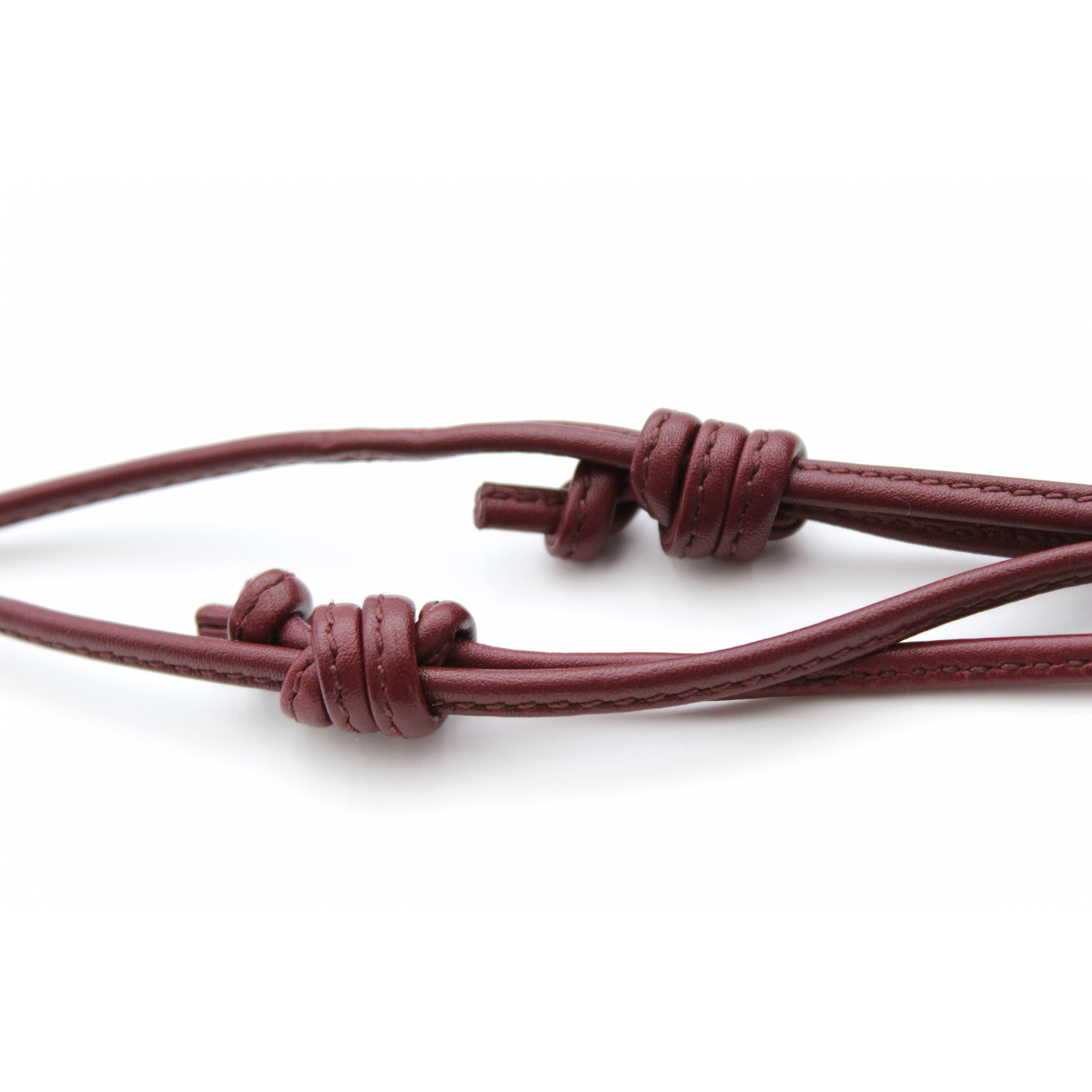 The Pouch Mini Calf Burgundy Shoulder Bag