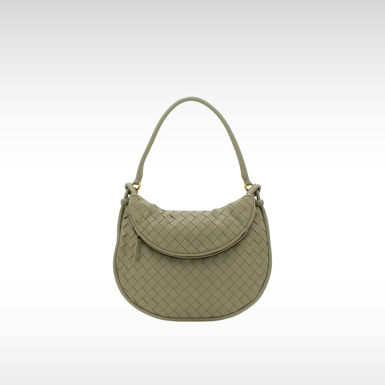Gemelli Small Lamb Green Shoulder Bag