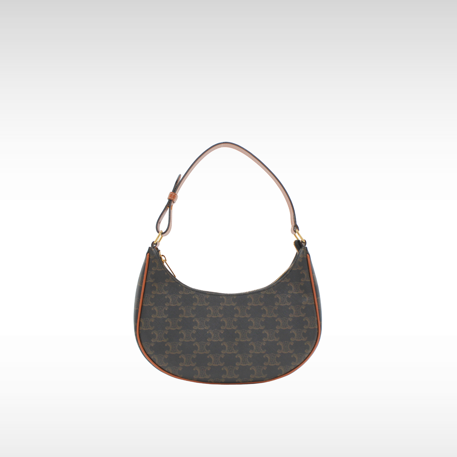 Ava Medium Triomphe Coated Canvas Shoulder Bag