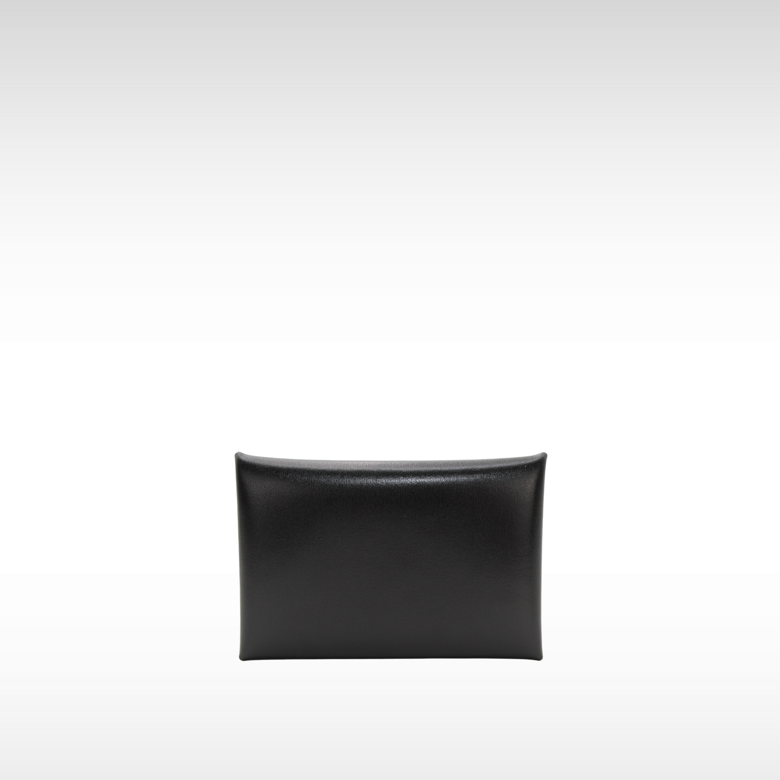 Calvi Box Calf Black Card Case