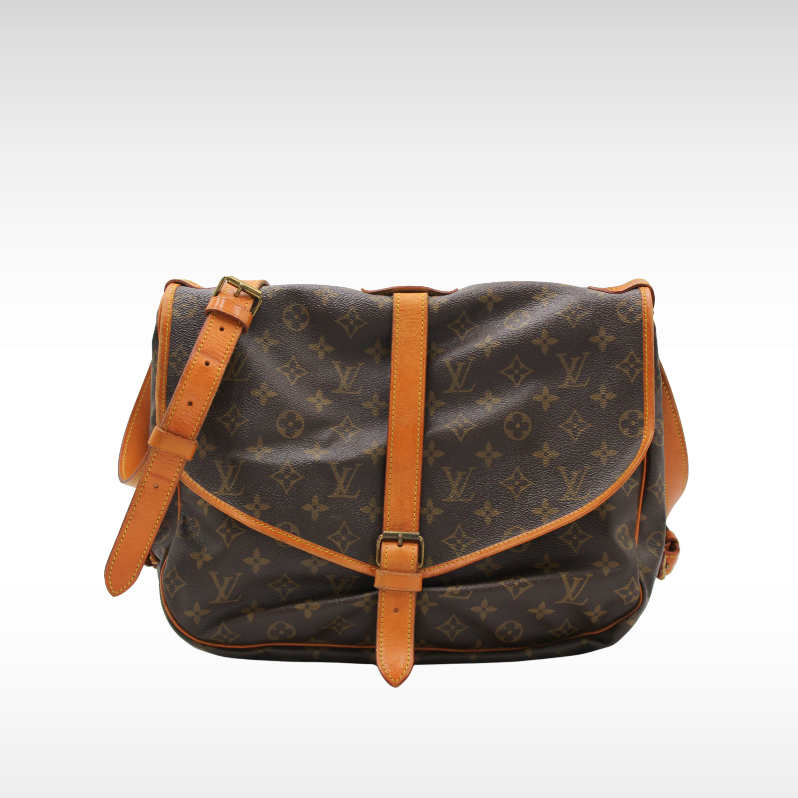 Saumur 35 Monogram Shoulder Bag