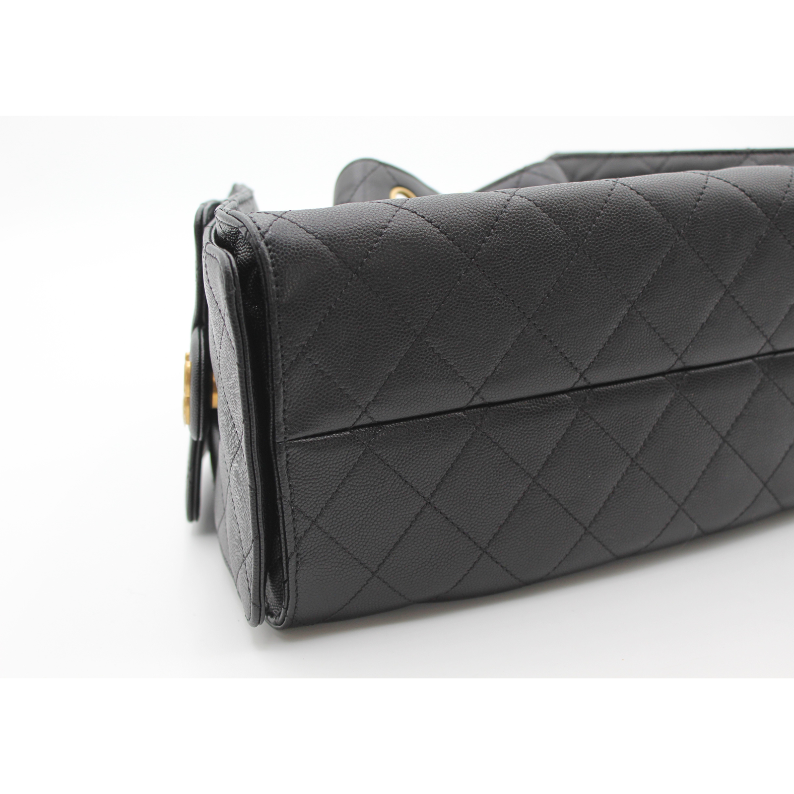 Chanel 25 Small Calf Black Shoulder Bag