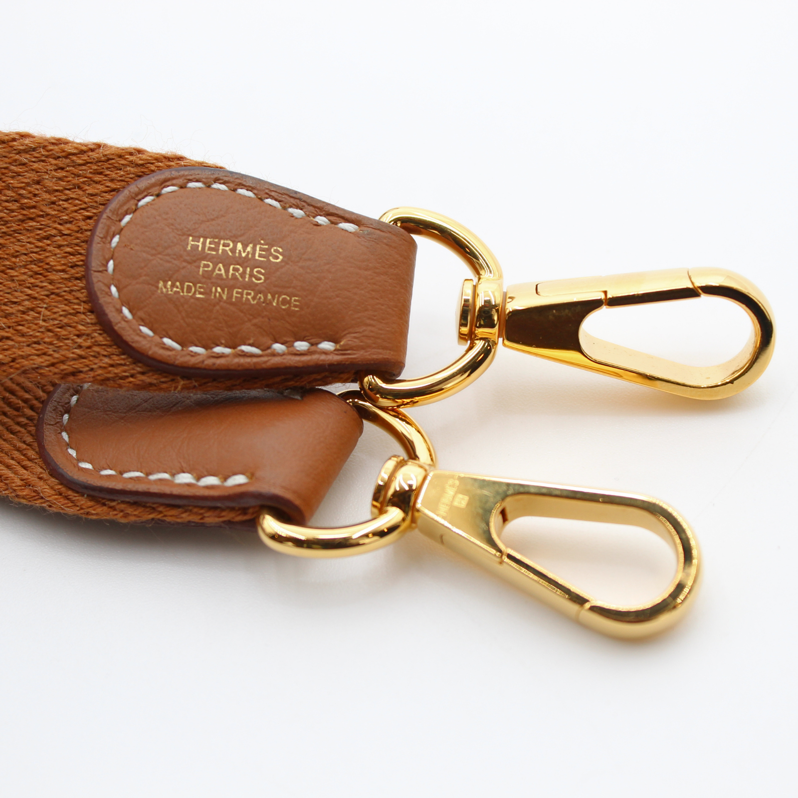 Evelyne Amazone 16 Taurillon Clemence Gold Crossbody Bag
