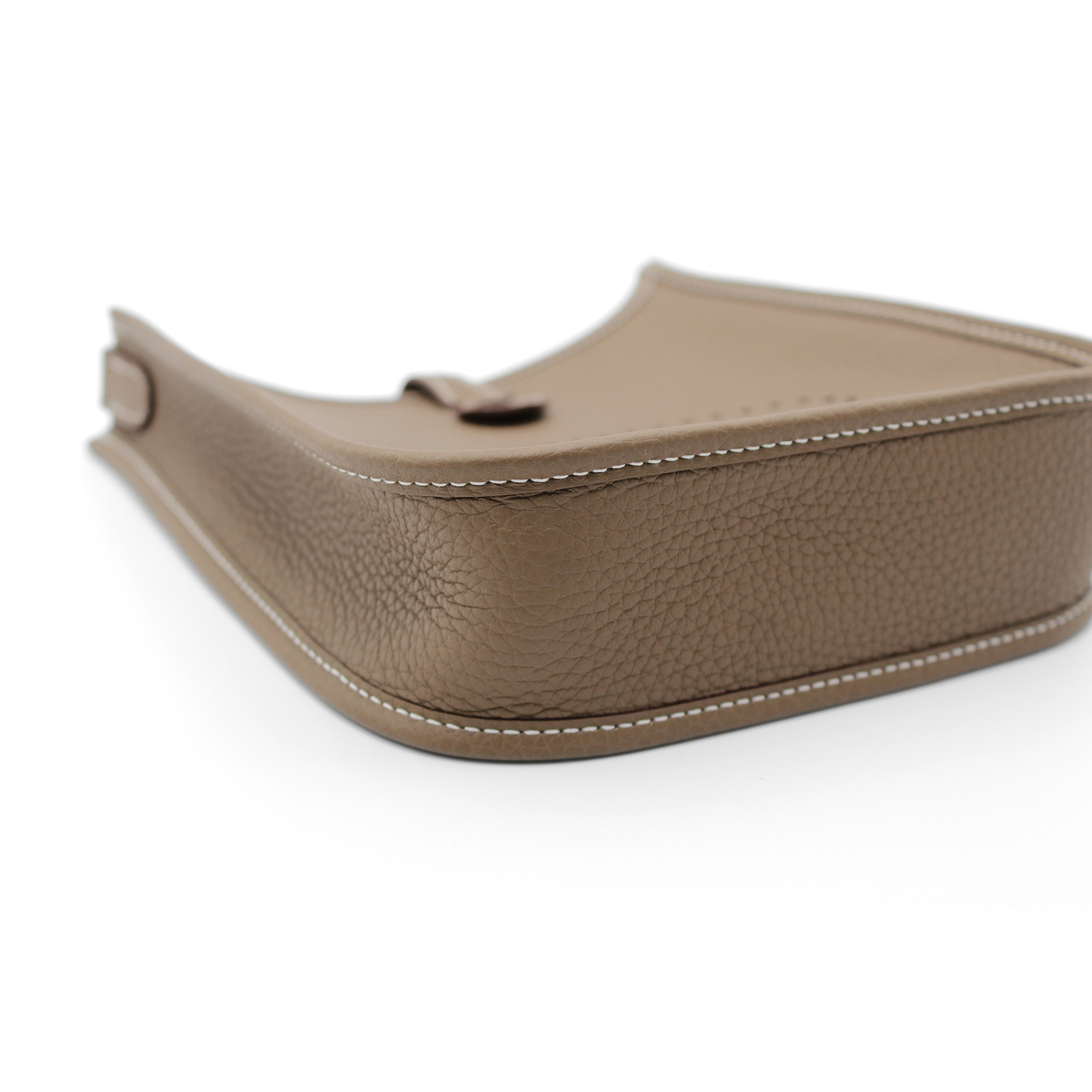 Evelyne Amazone 16 Taurillon Clemence Etoupe Crossbody