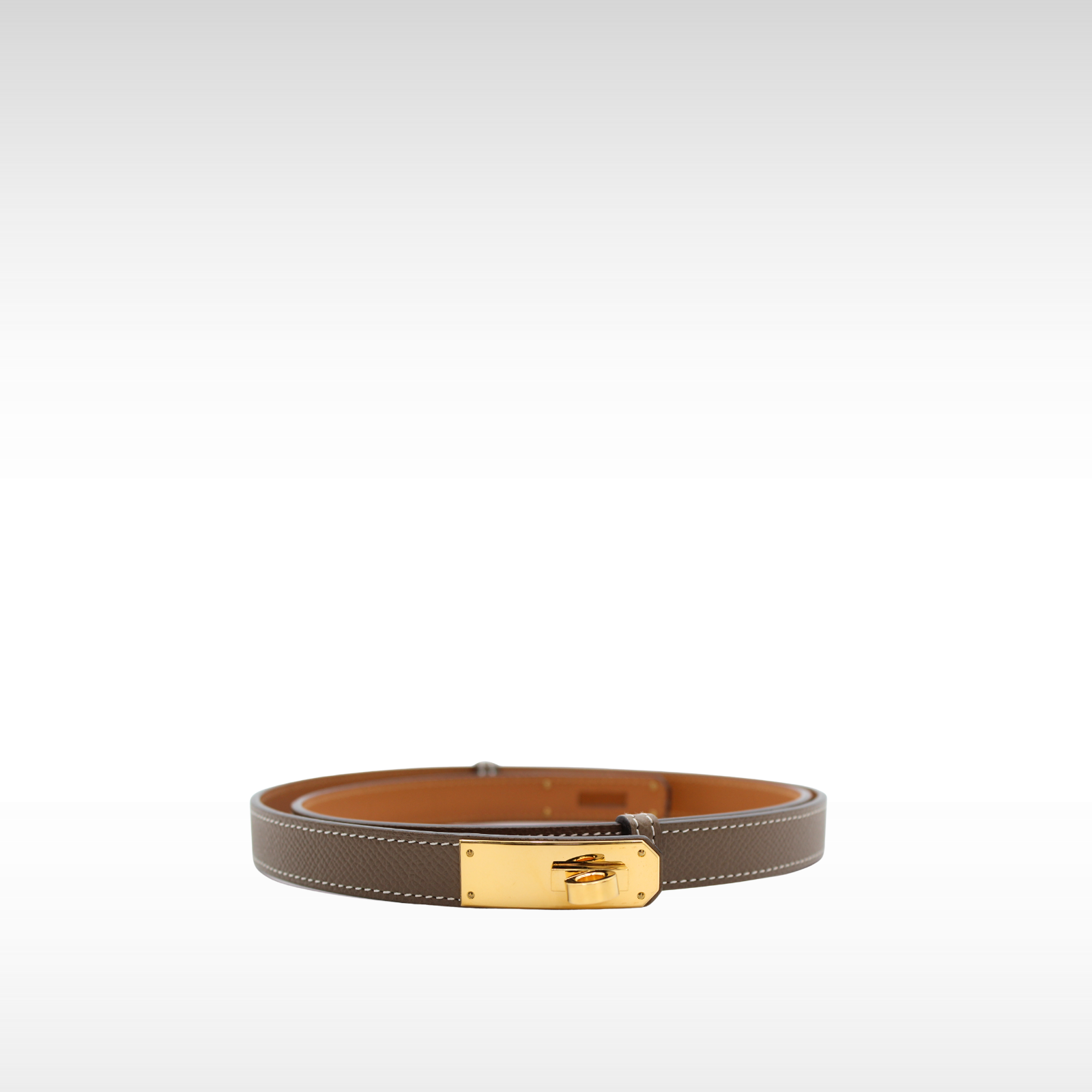 Kelly 18 Epsom Etoupe Belt
