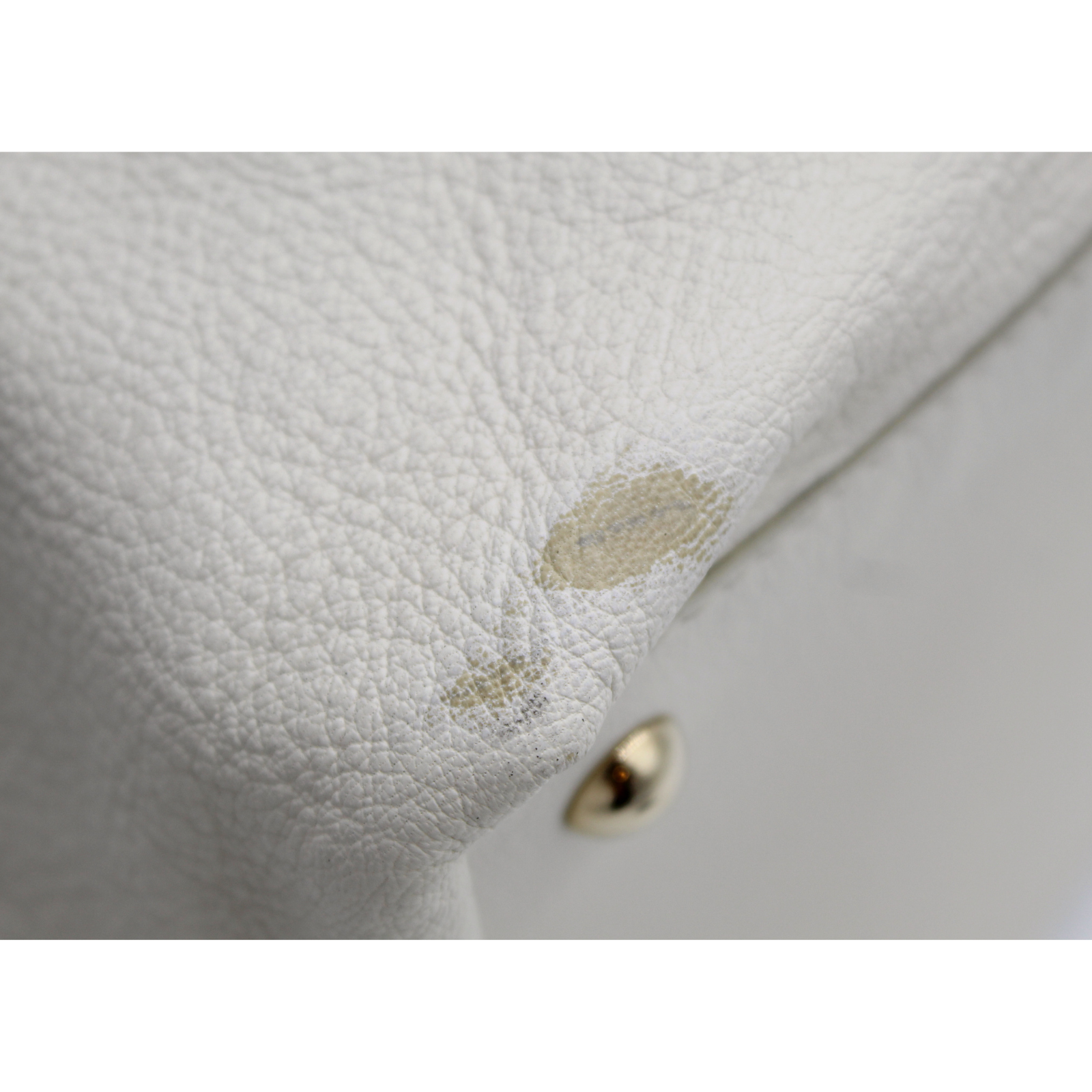 Double Sac Y Calf White Tote Bag