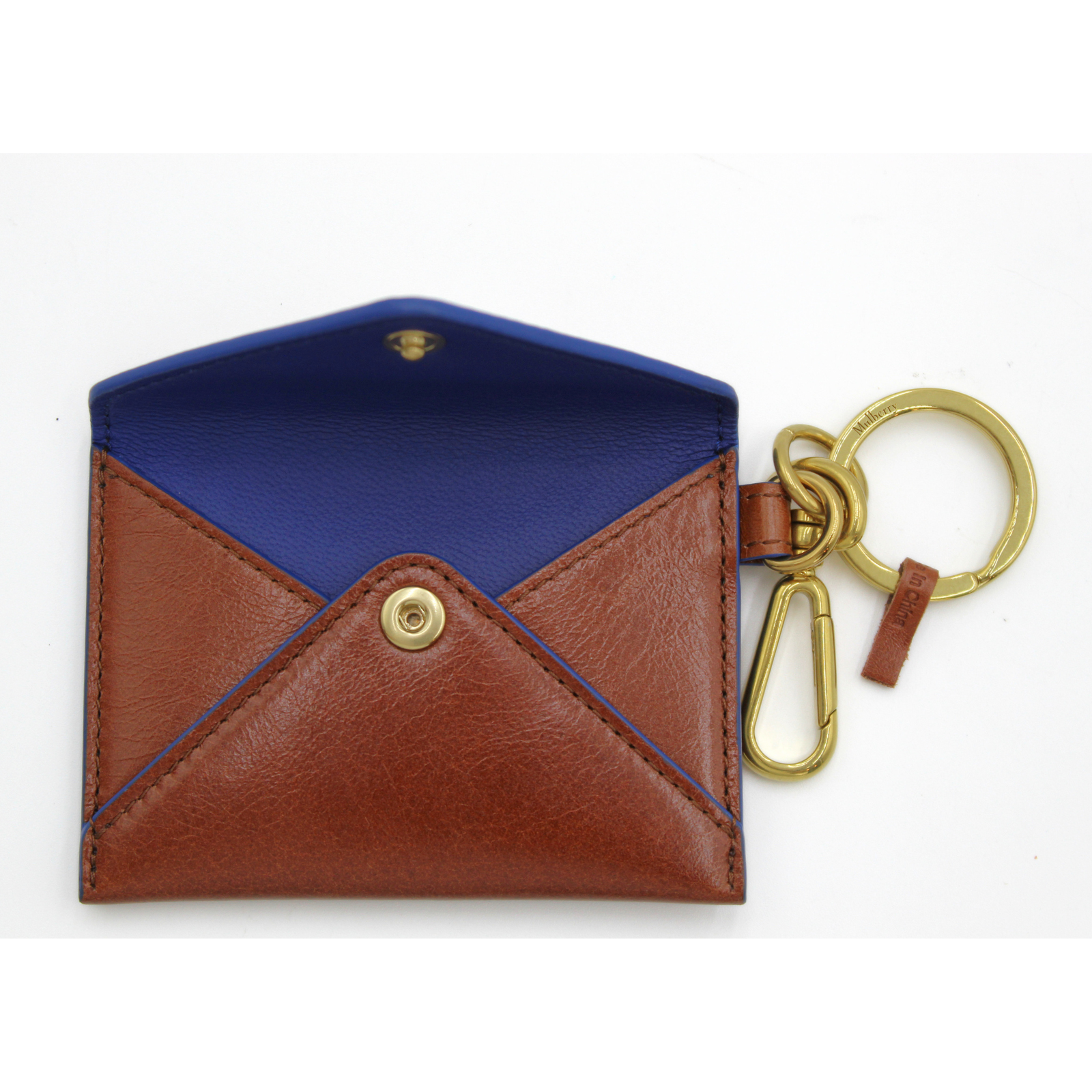 Love Letter Card Slip Calf Brown Bag Charm