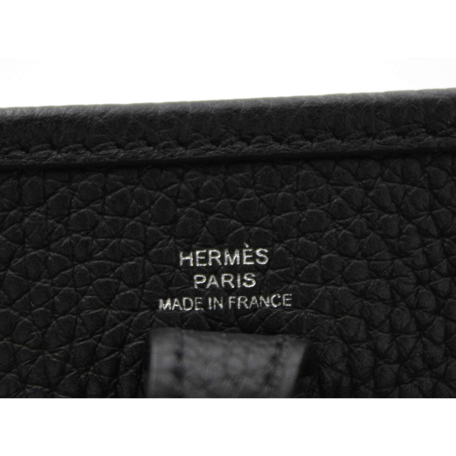 Evelyne Amazone 16 Taurillon Clemence Black Crossbody Bag