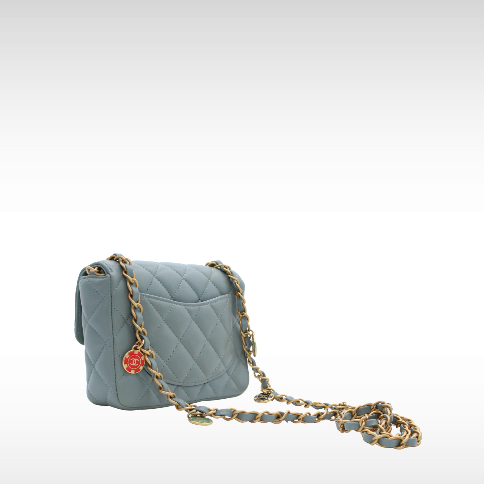Casino Royale Mini Matelasse Lamb Shoulder Bag