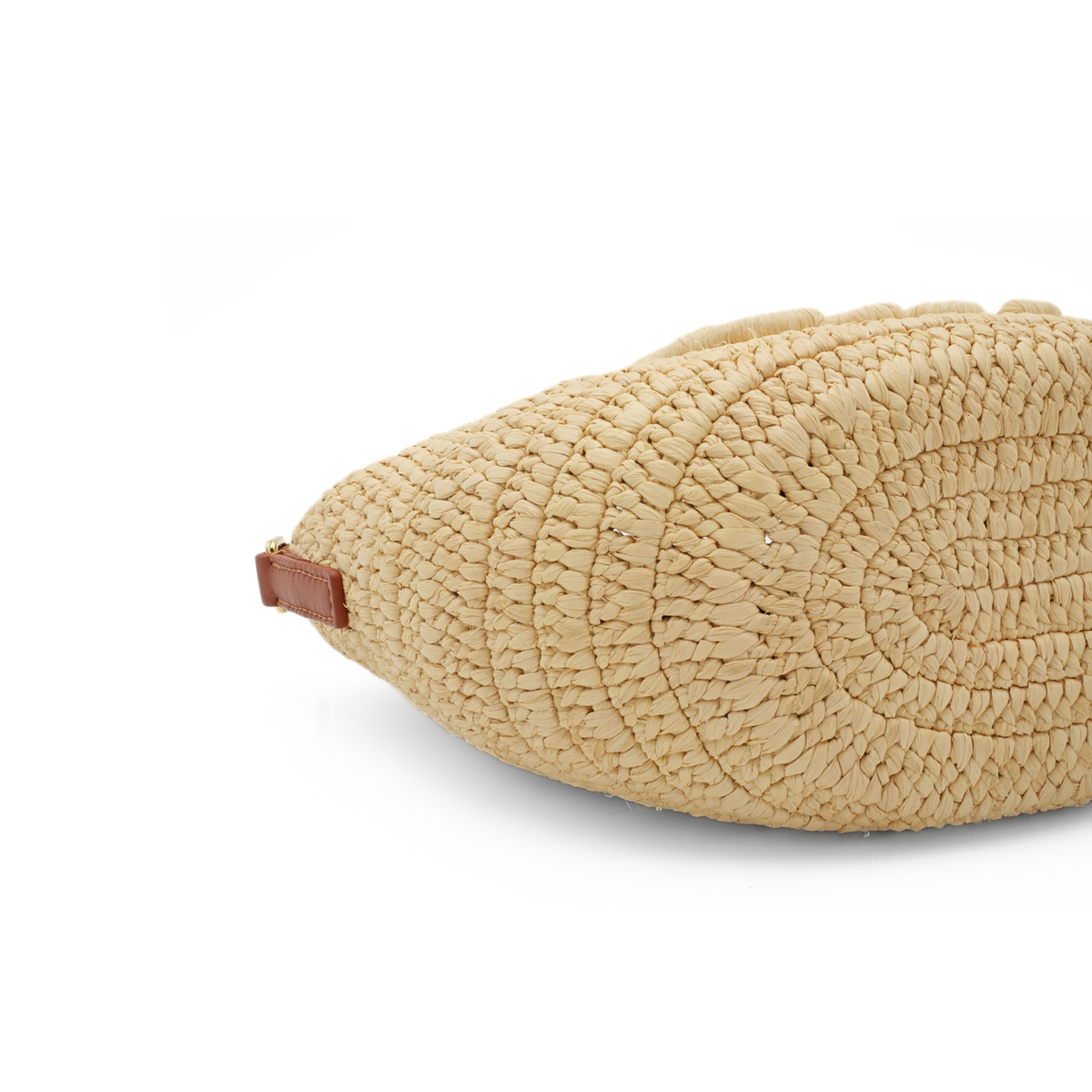 Eclipse Pochette Small Raffia Crossbody Bag
