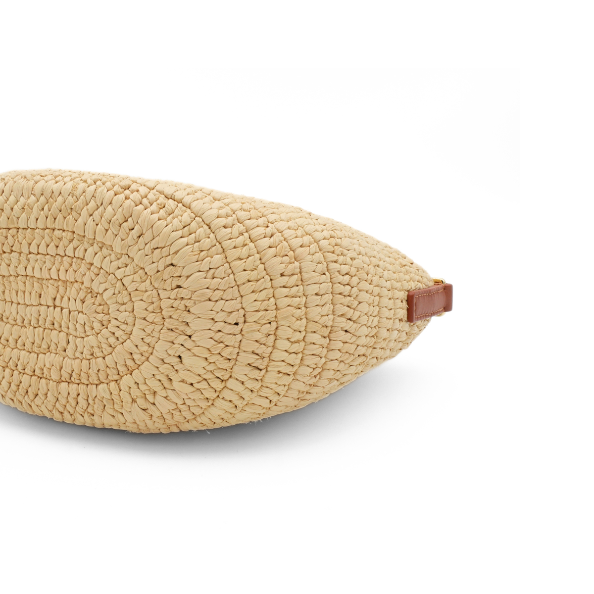 Eclipse Pochette Small Raffia Crossbody Bag