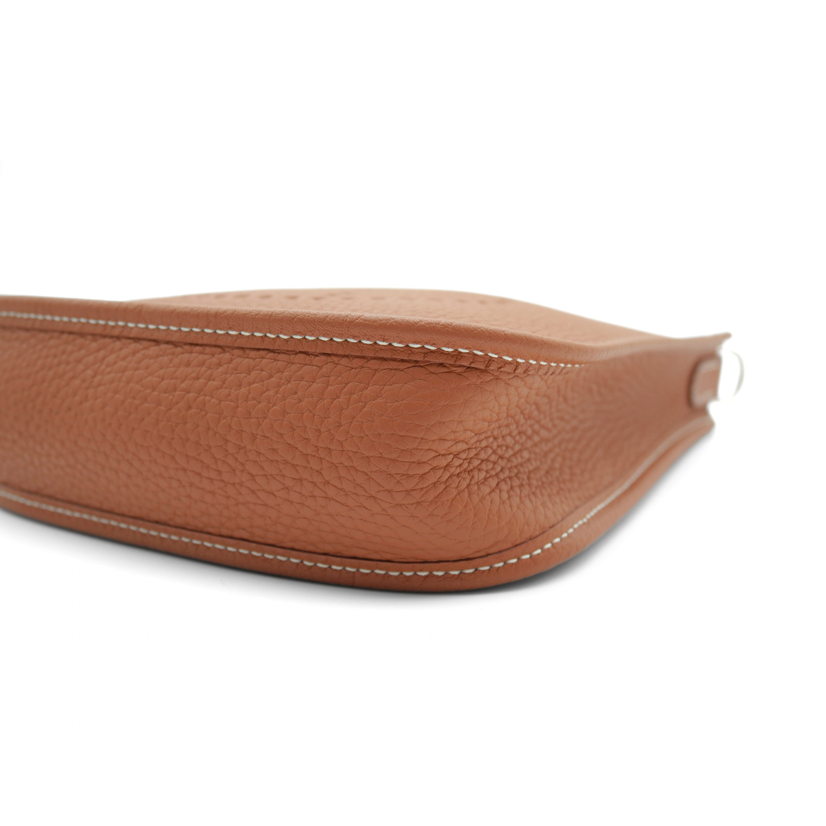 Evelyne Amazone 16 Taurillon Clemence Gold Crossbody Bag