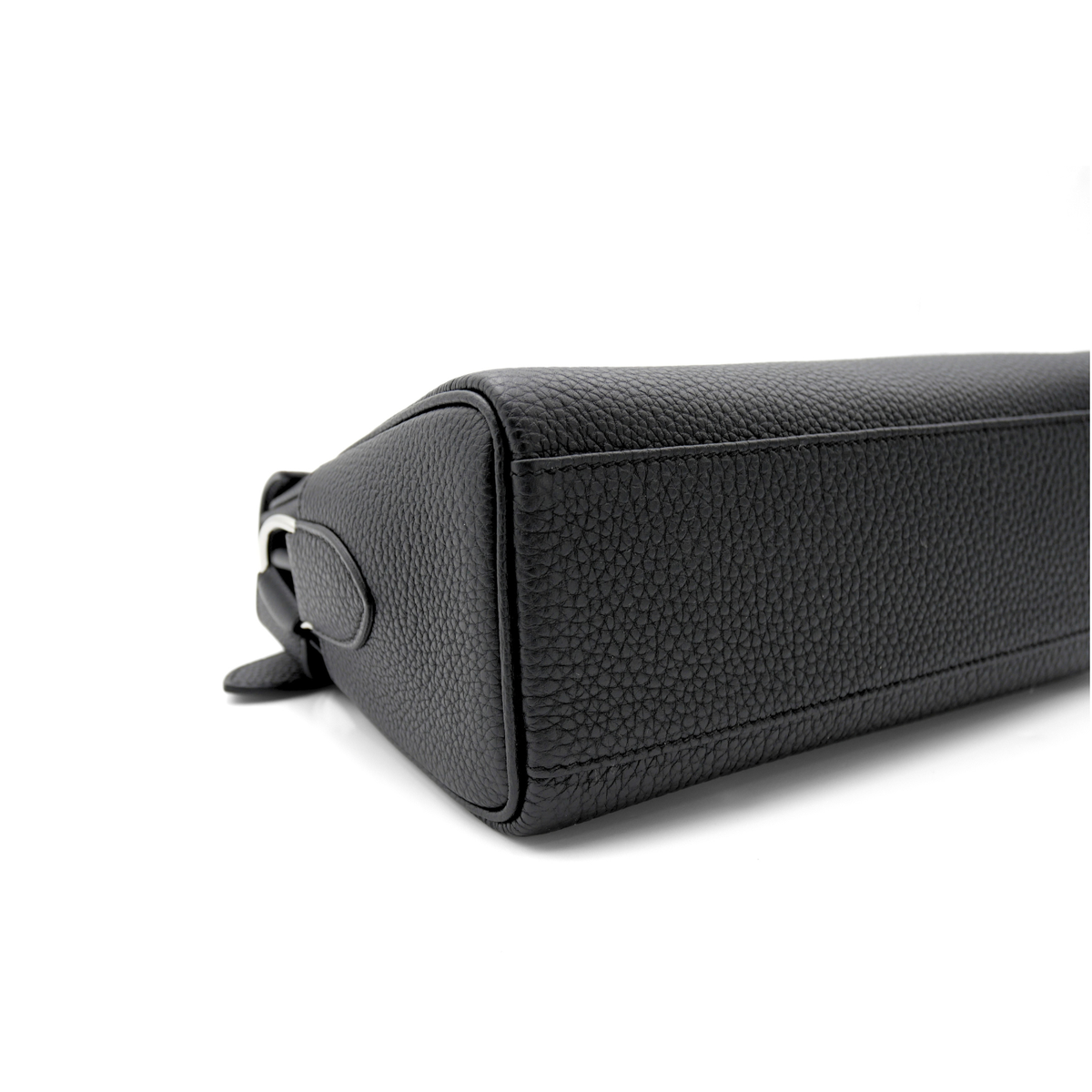 Kelly Messenger PM Togo Black Crossbody Bag