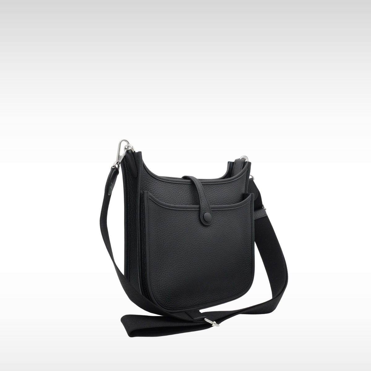 Evelyne 3 23 Taurillon Clemence Black Crossbody Bag