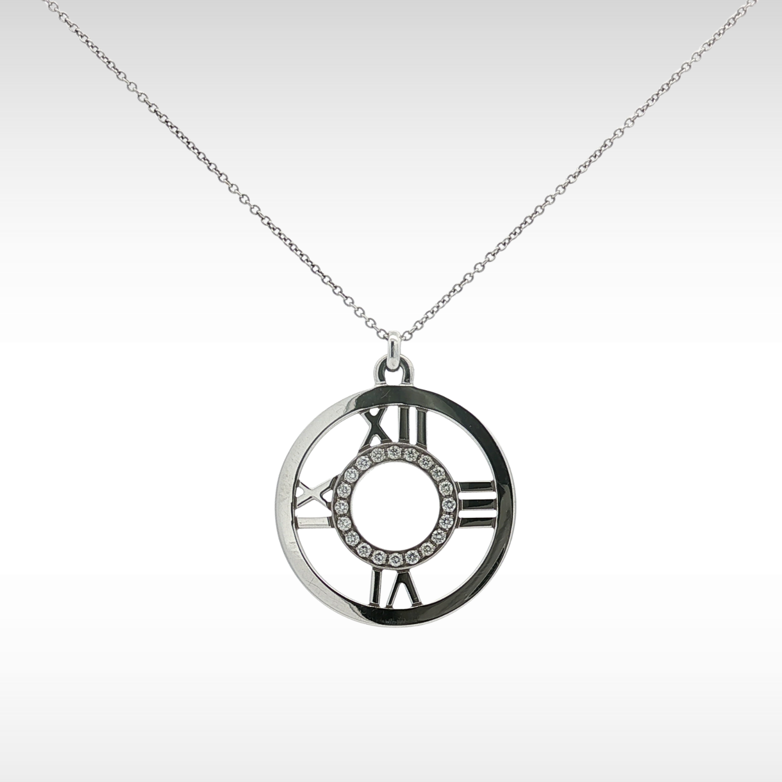 Atlas White Gold Necklace